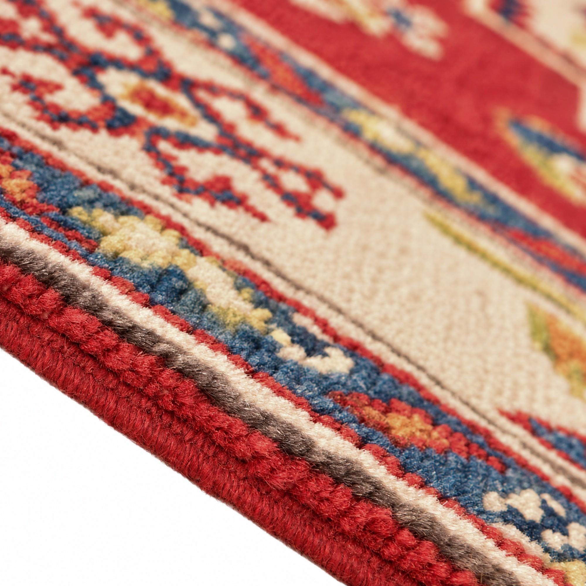 80cm x 130cm Hand Knotted Kazak Rug