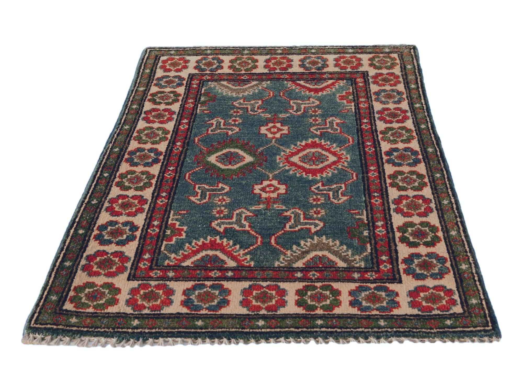 2' x 2' 9 Hand Knotted Kazak Rug