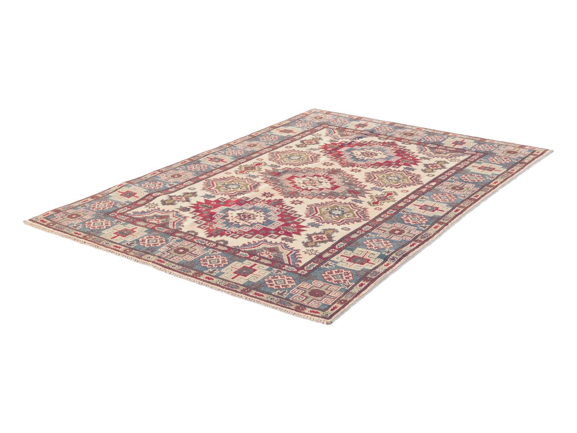 4' 2 x 5' 11 Hand Knotted Kazak Rug