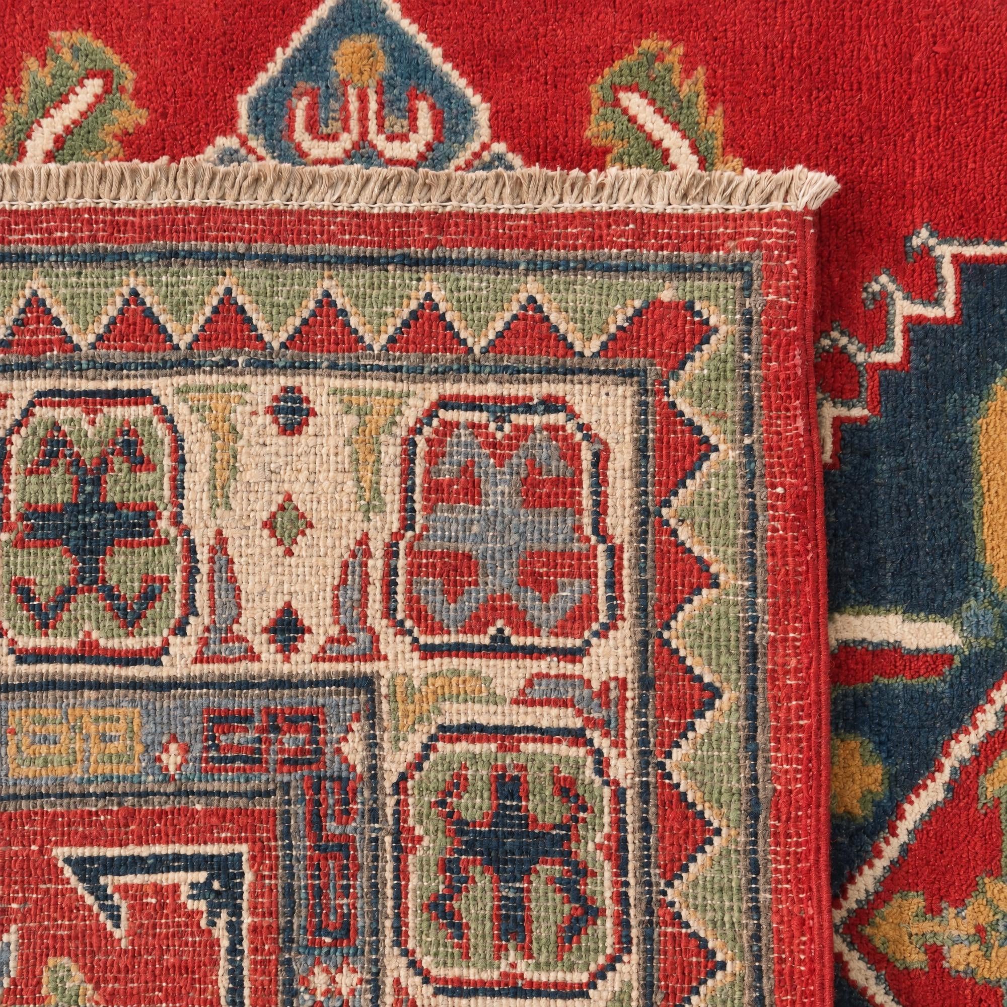 145cm x 220cm Handgeknüpft Kazak Teppich