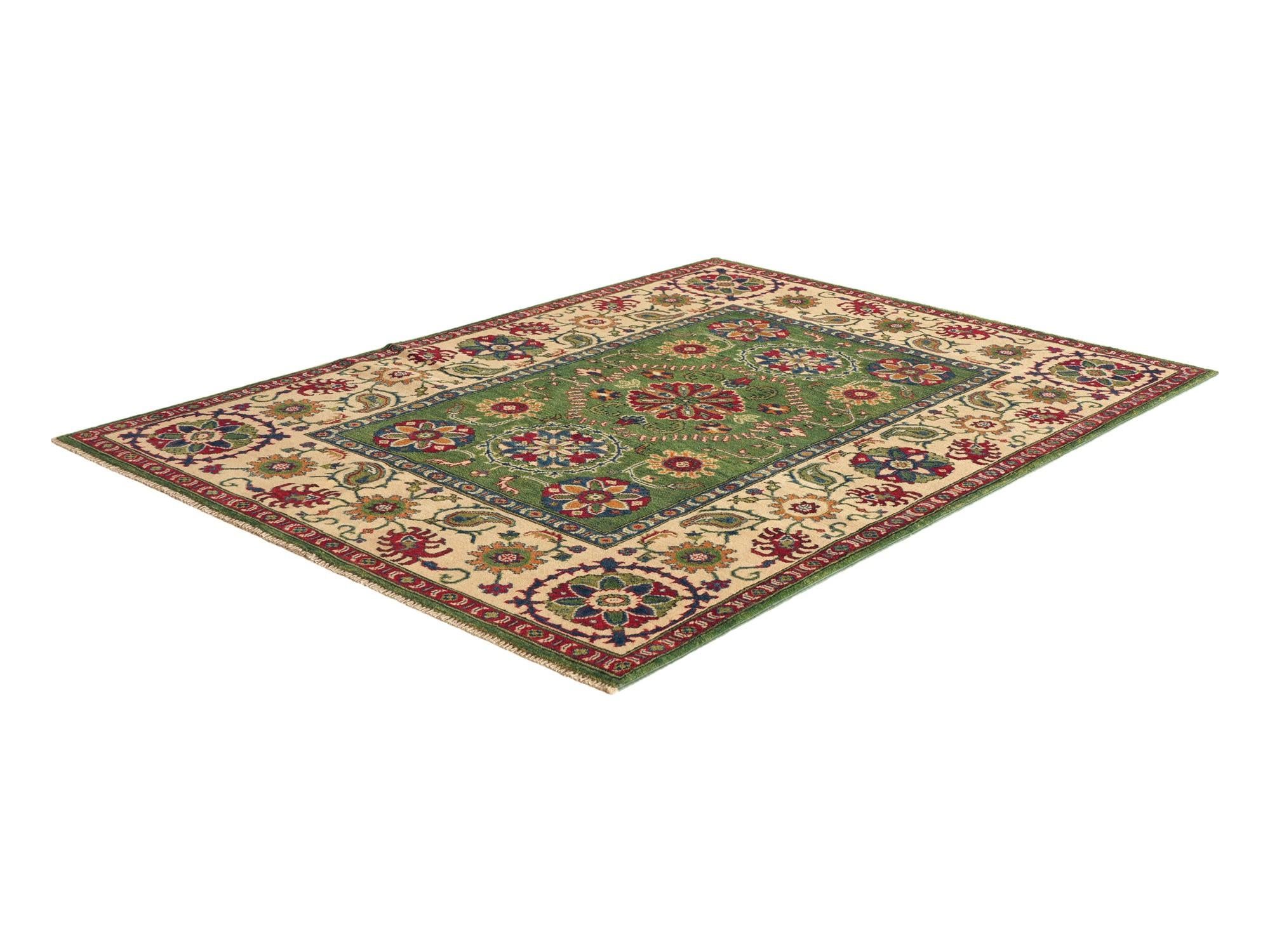Detail image 4 of 11: 5' 1 x 6' 11 Hand Knotted Kazak Rug