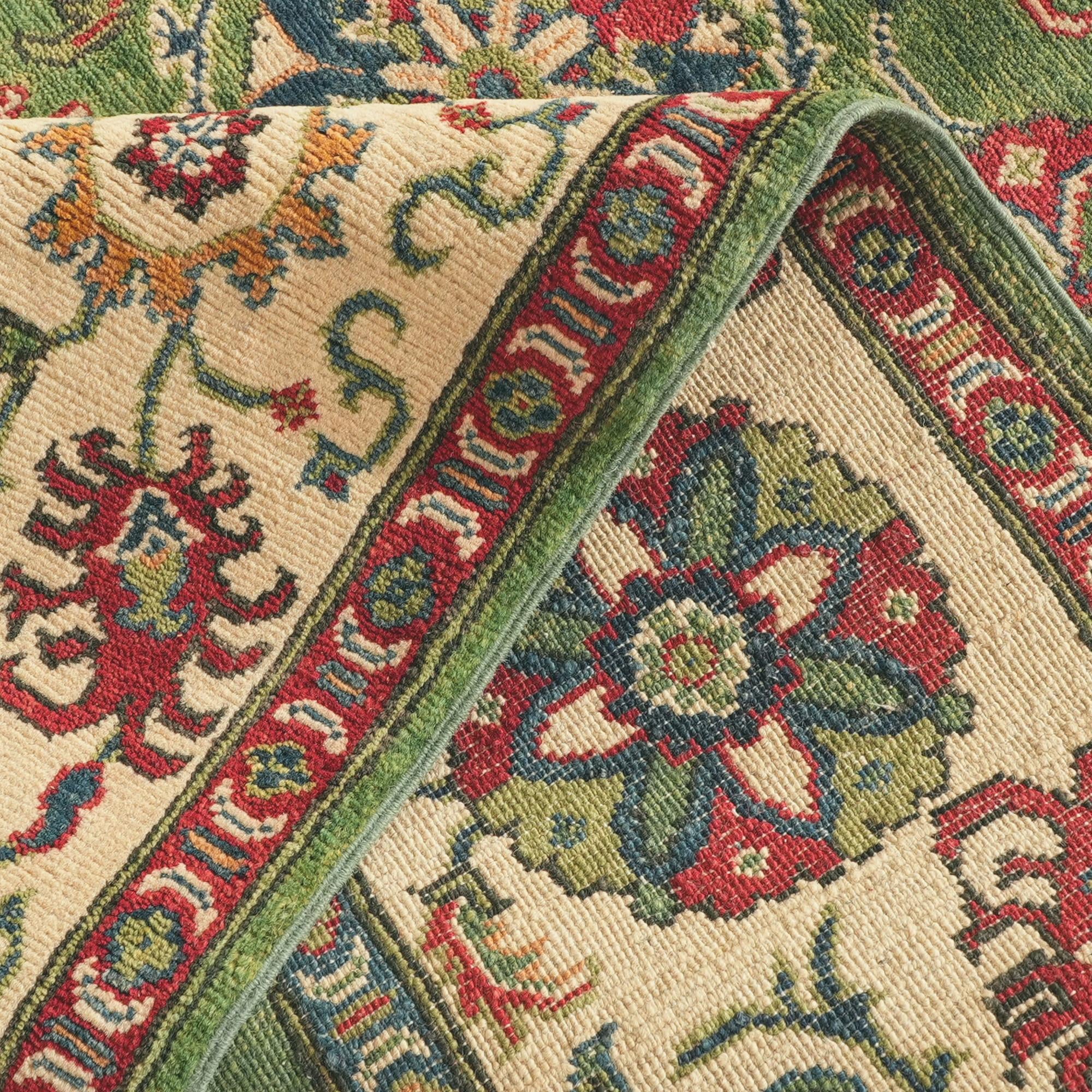 Detail image 8 of 11: 5' 1 x 6' 11 Hand Knotted Kazak Rug