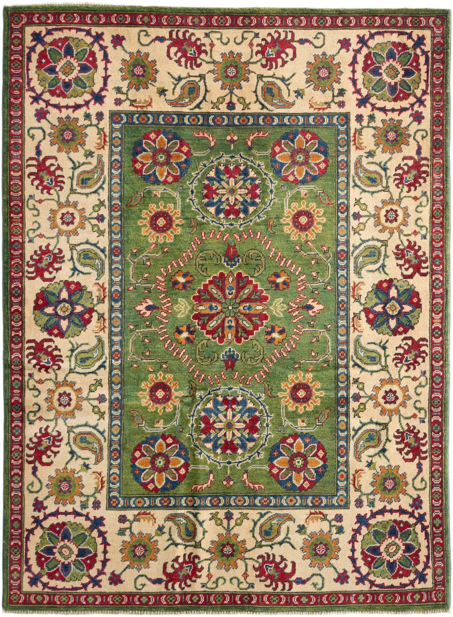 Detail image 2 of 11: 5' 1 x 6' 11 Hand Knotted Kazak Rug