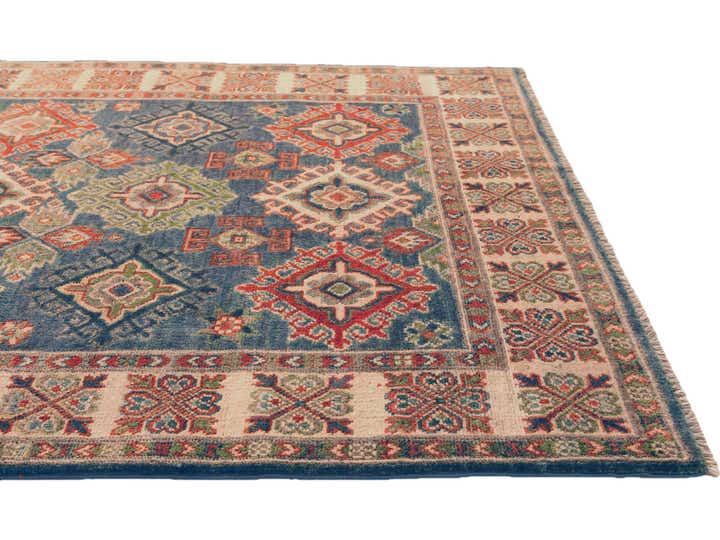 4' 1 x 6' 3 Hand Knotted Kazak Rug