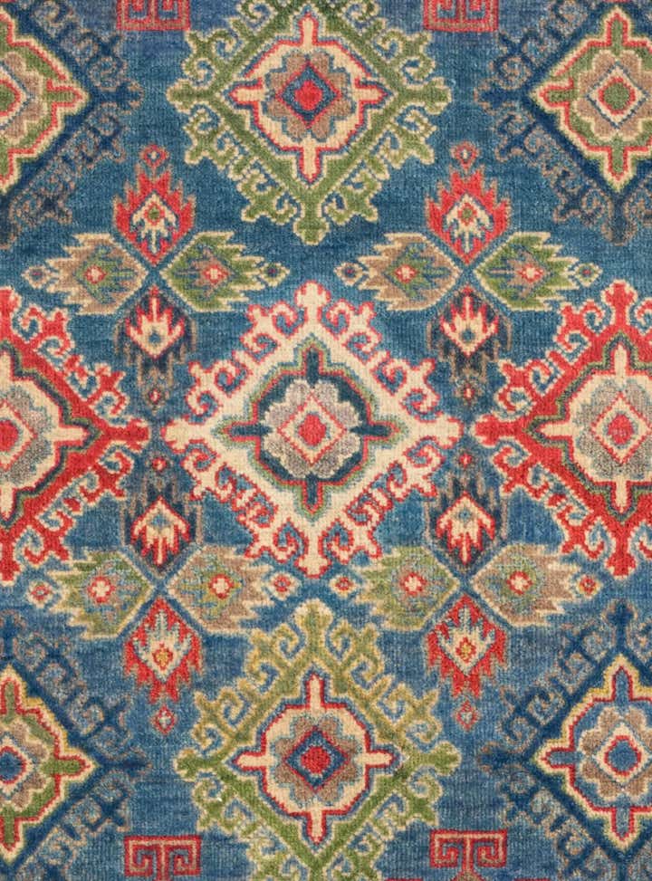 4' 1 x 6' 3 Hand Knotted Kazak Rug