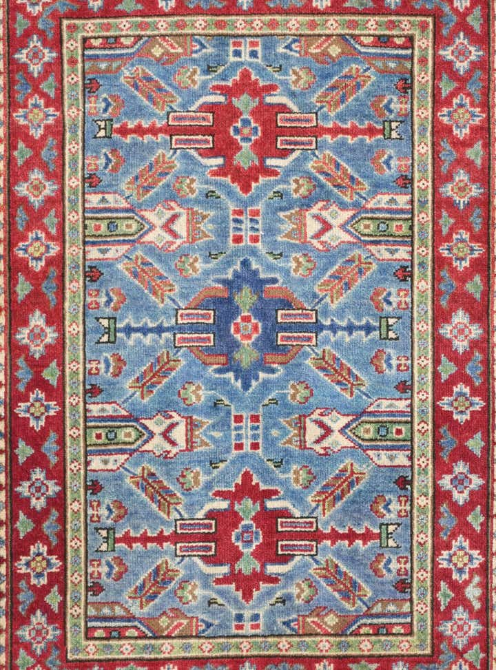 2' 8 x 4' Hand Knotted Kazak Rug