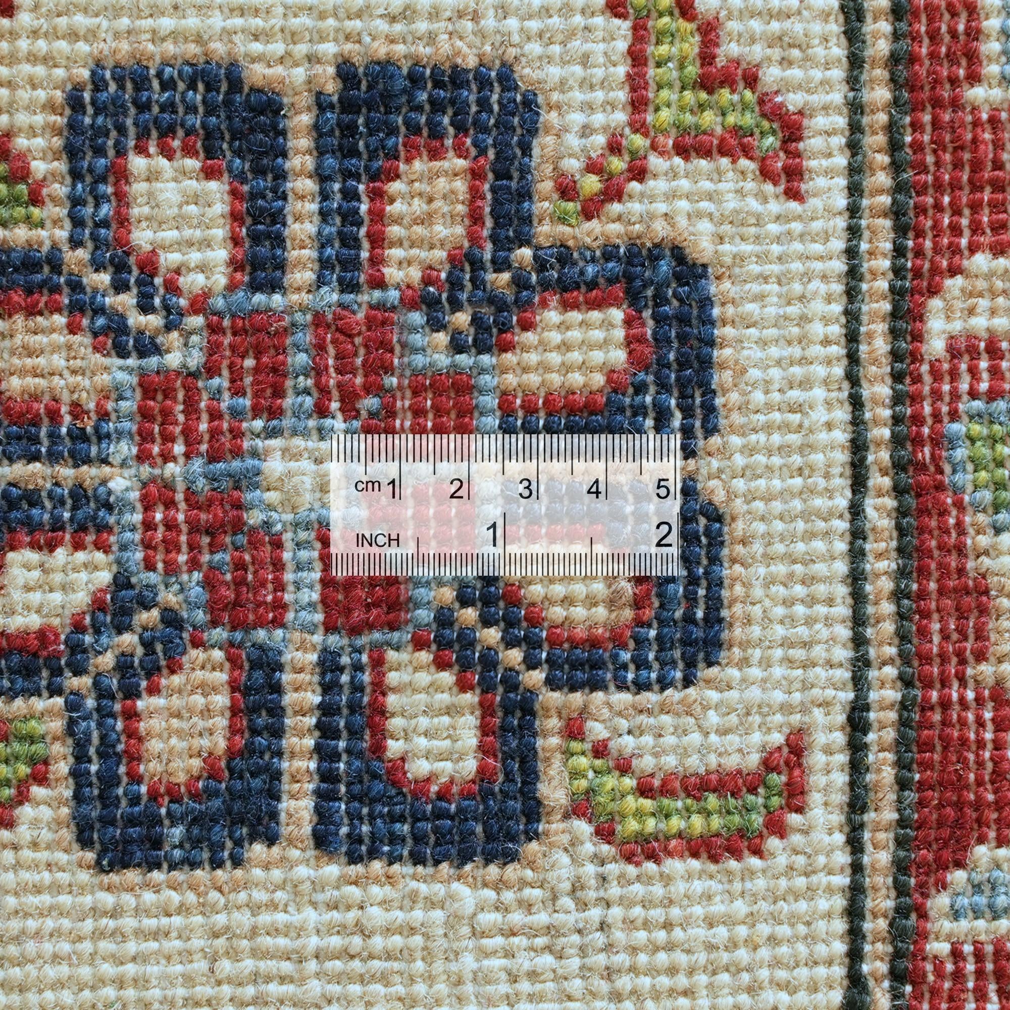 Detail image 9 of 10: 6' 10 x 9' 6 Hand Knotted Kazak Rug
