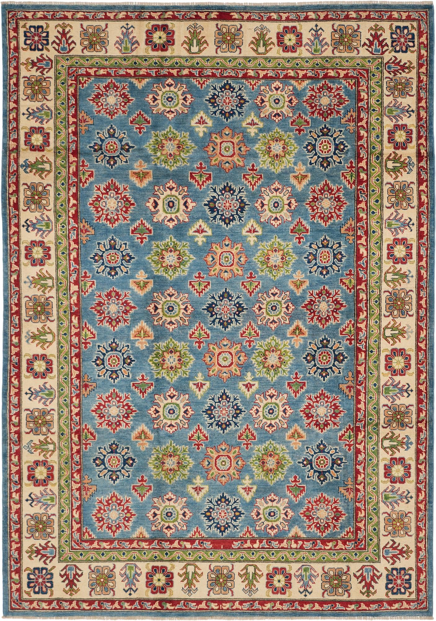 Detail image 2 of 10: 6' 10 x 9' 6 Hand Knotted Kazak Rug