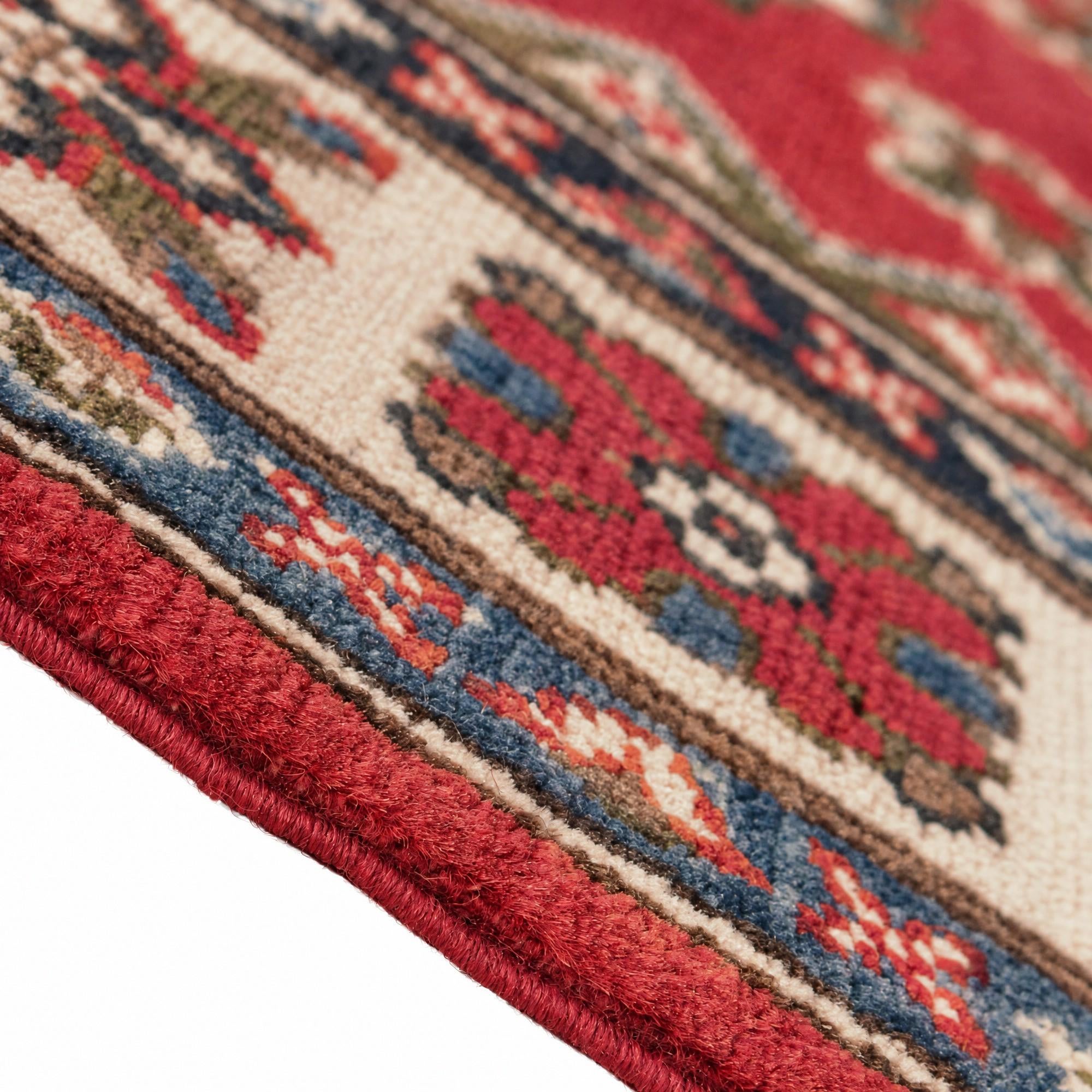 75cm x 130cm Hand Knotted Kazak Rug