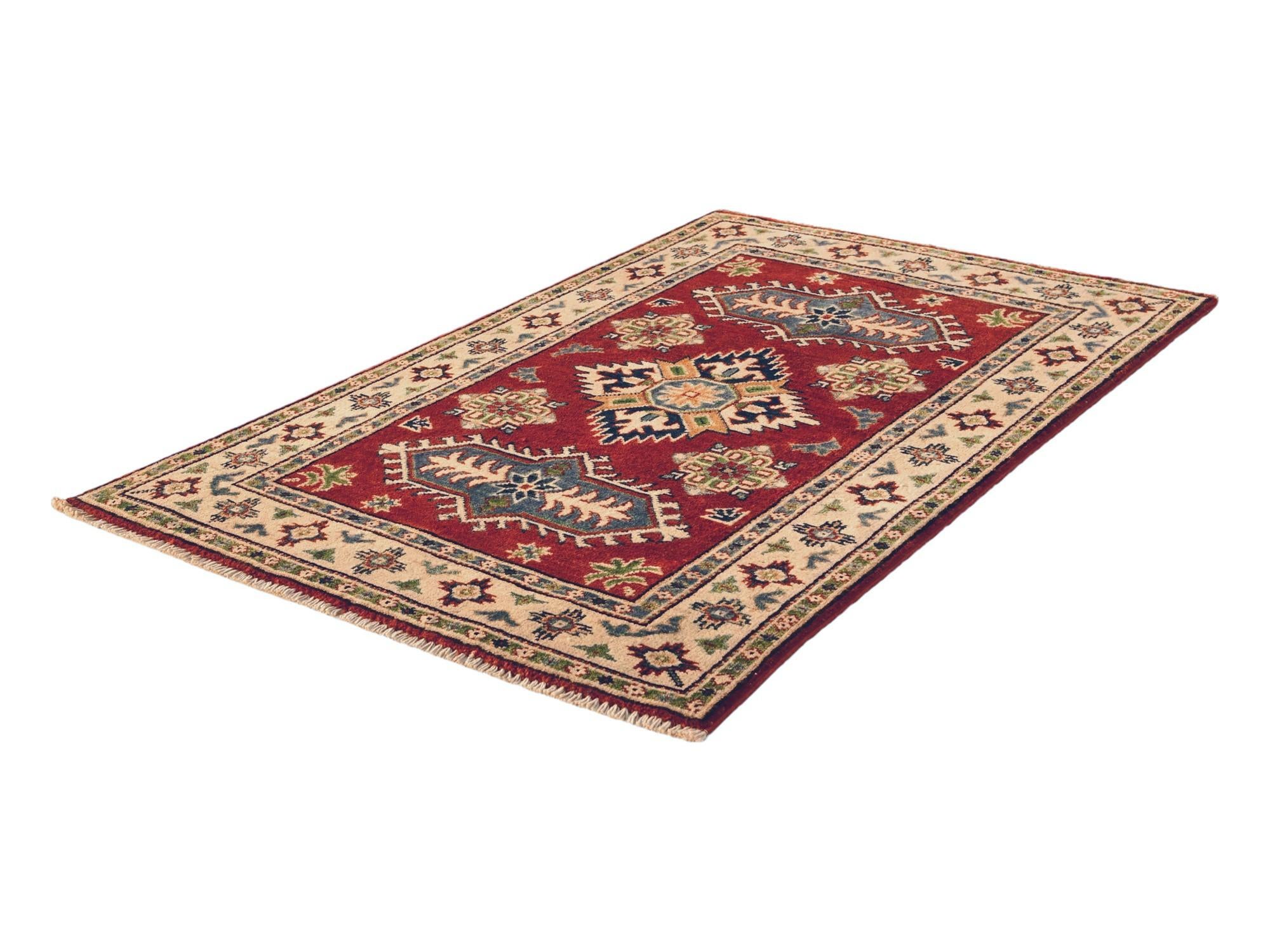 2' 7 x 4' 3 Hand Knotted Kazak Rug