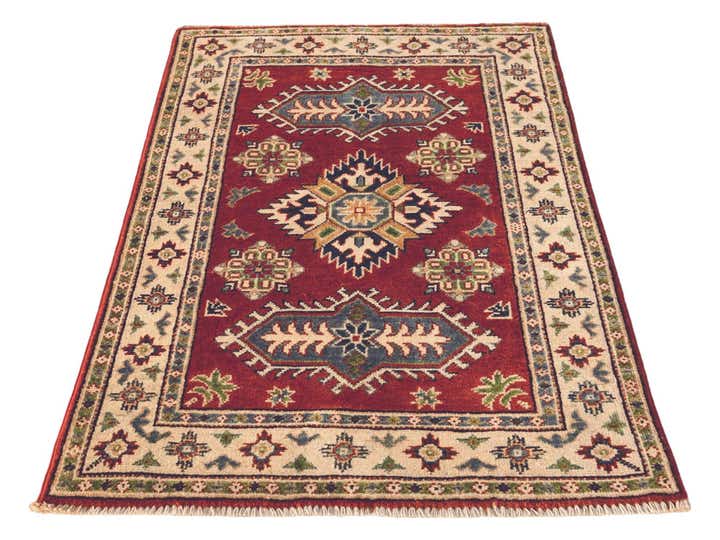 2' 7 x 4' 3 Hand Knotted Kazak Rug