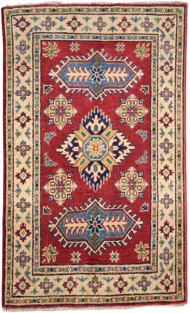 2' 7 x 4' 3 Hand Knotted Kazak Rug