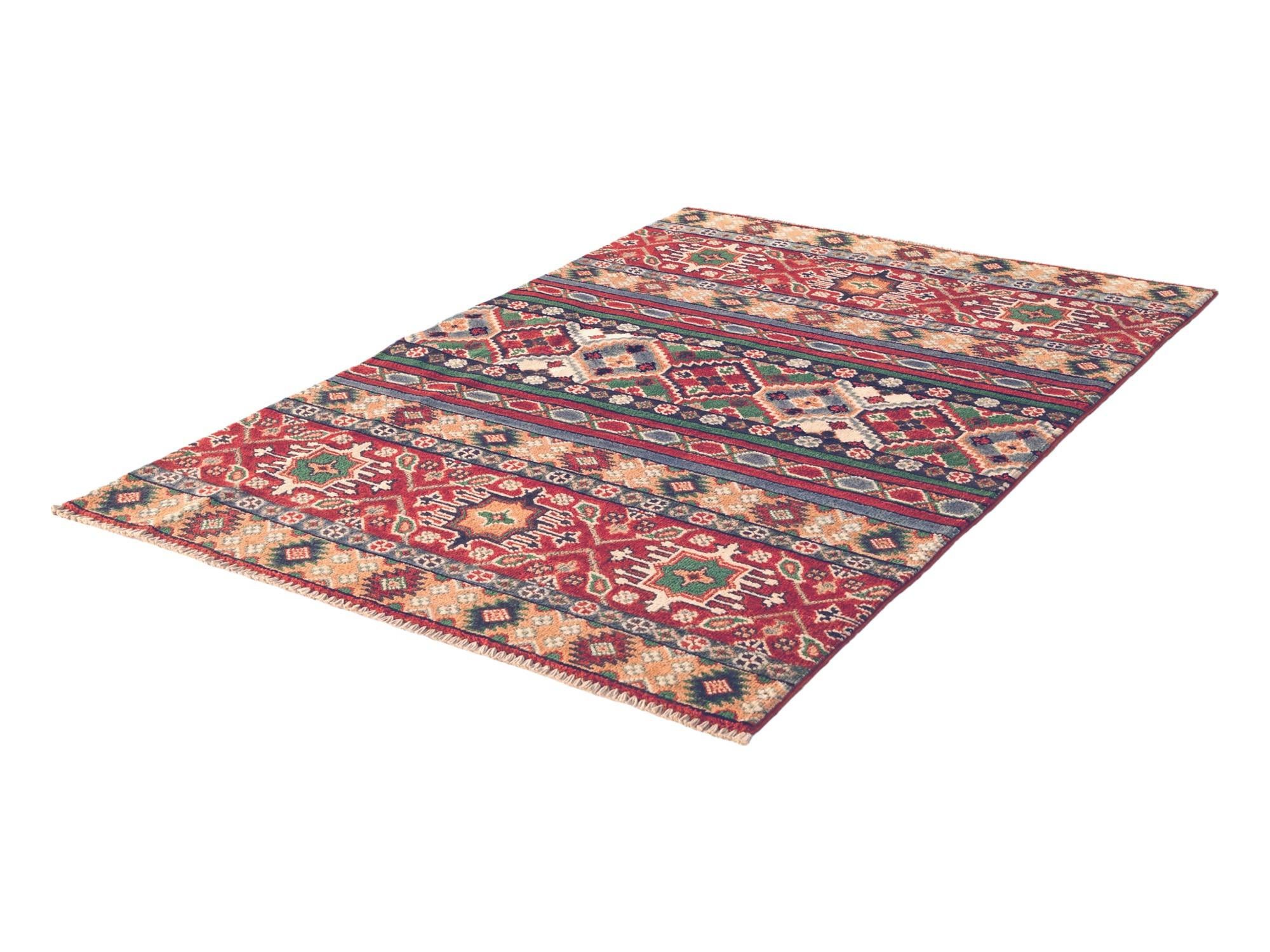 3' 5 x 4' 11 Hand Knotted Kazak Rug