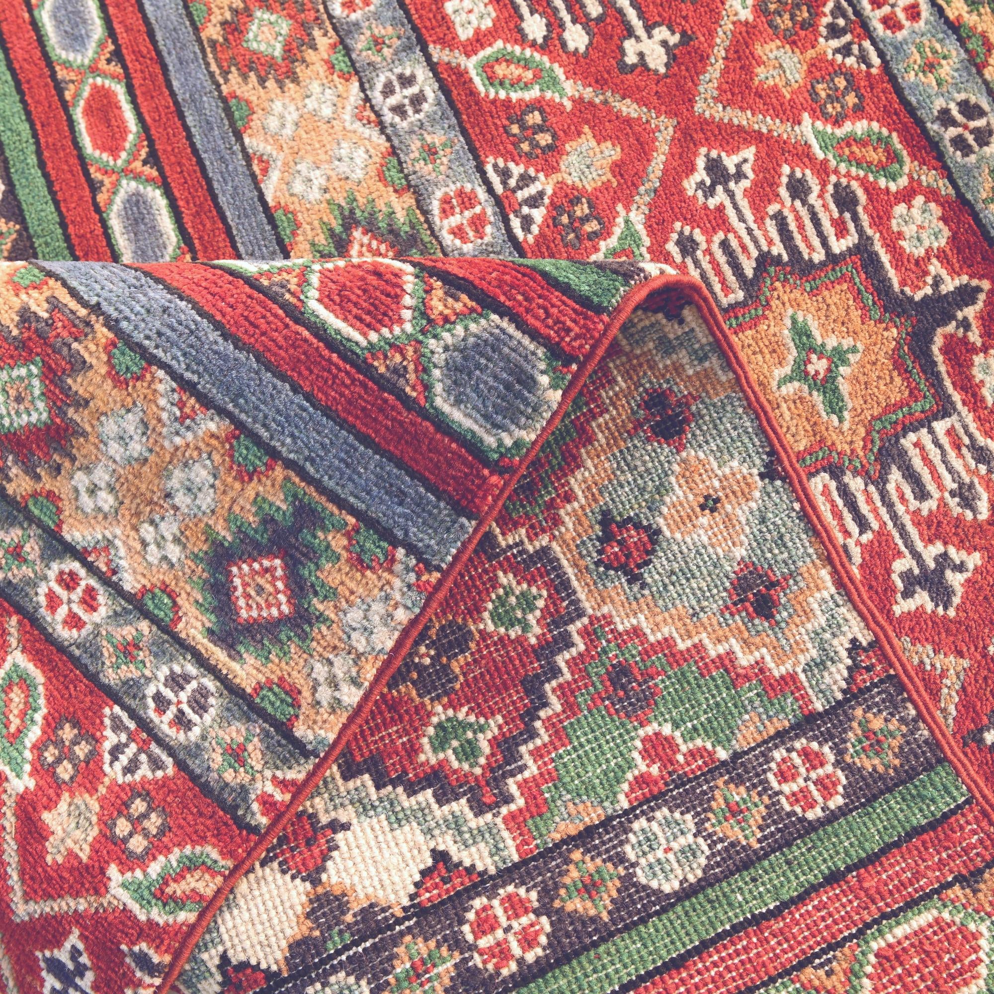 3' 5 x 4' 11 Hand Knotted Kazak Rug