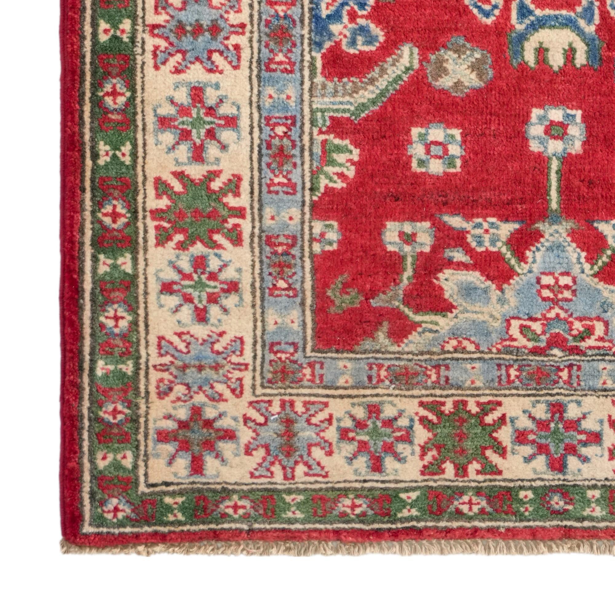 2' 8 x 3' 10 Hand Knotted Kazak Rug