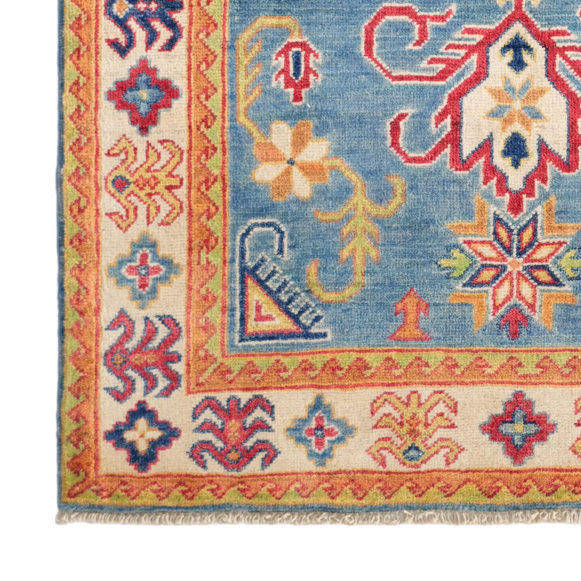 105cm x 150cm Handgeknüpft Kazak Teppich