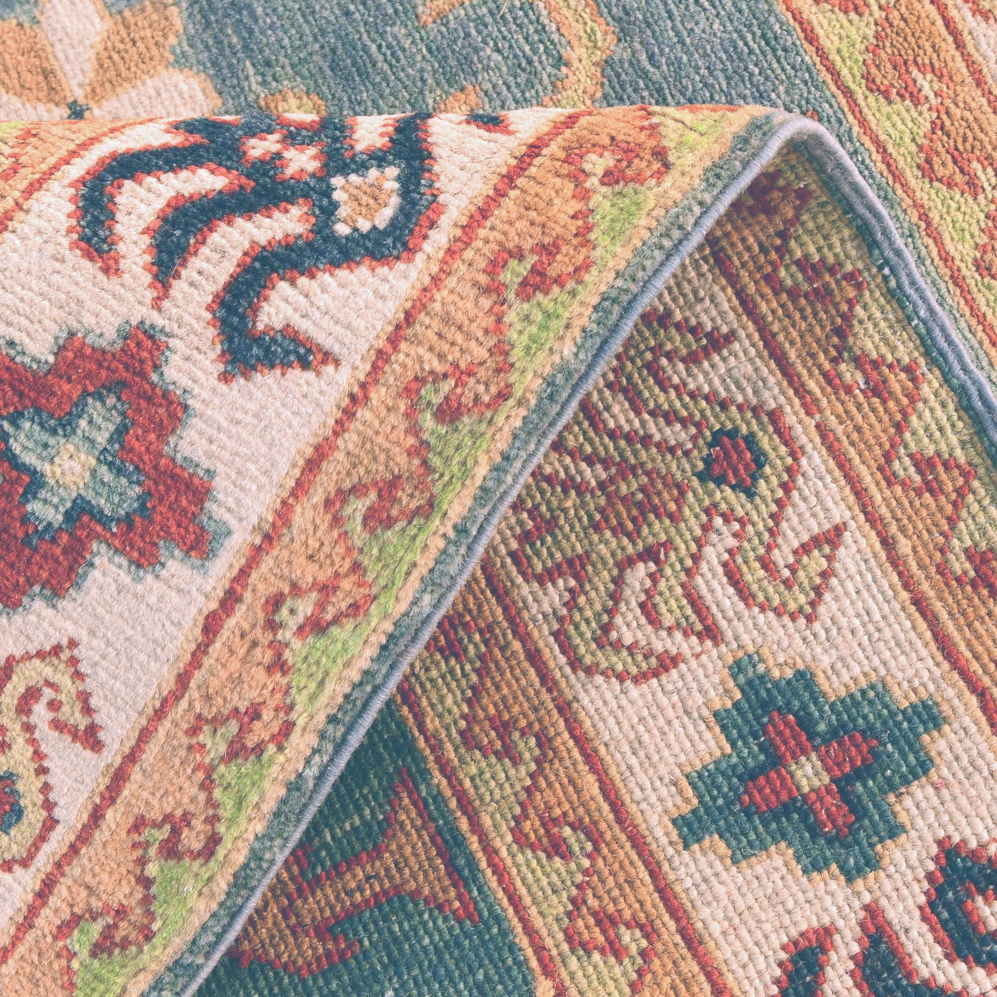 3' 5 x 4' 10 Hand Knotted Kazak Rug