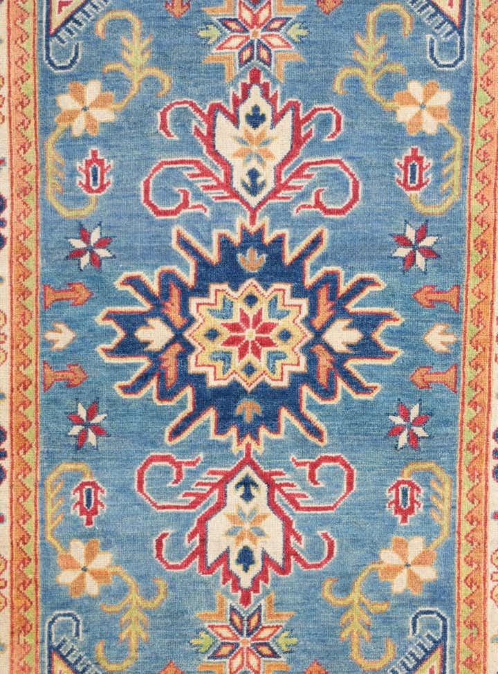 3' 5 x 4' 10 Hand Knotted Kazak Rug