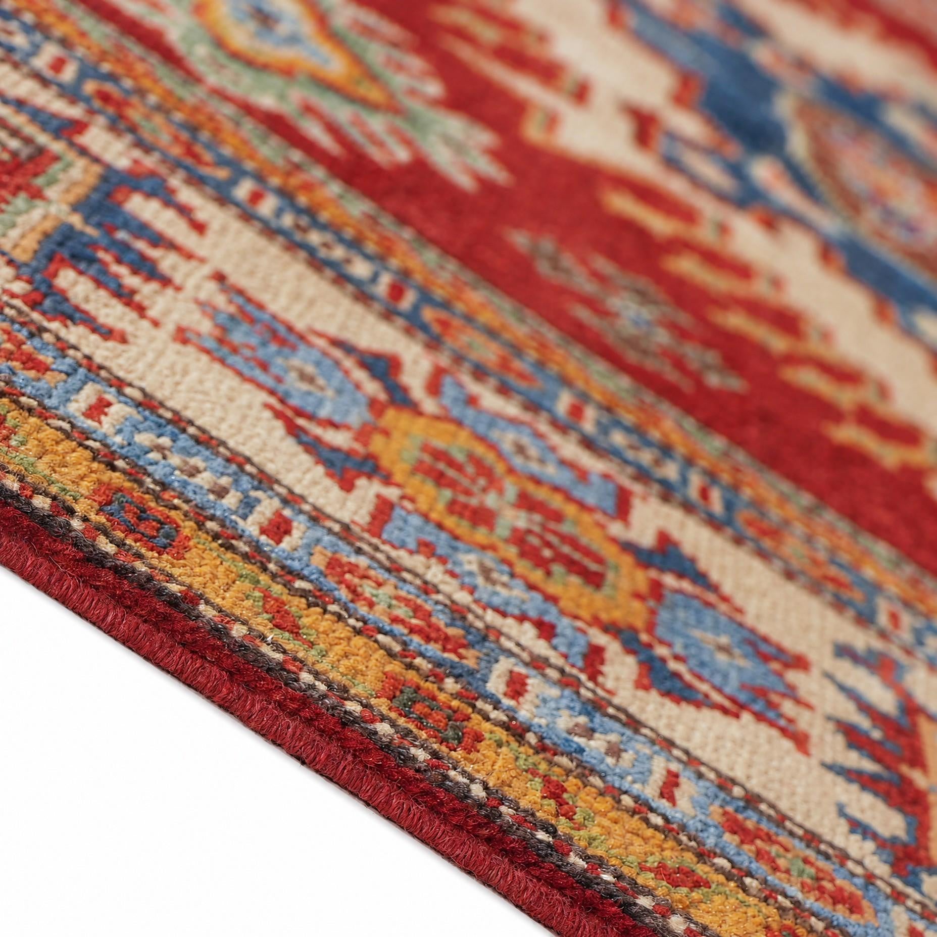 150cm x 200cm Handgeknüpft Kazak Teppich