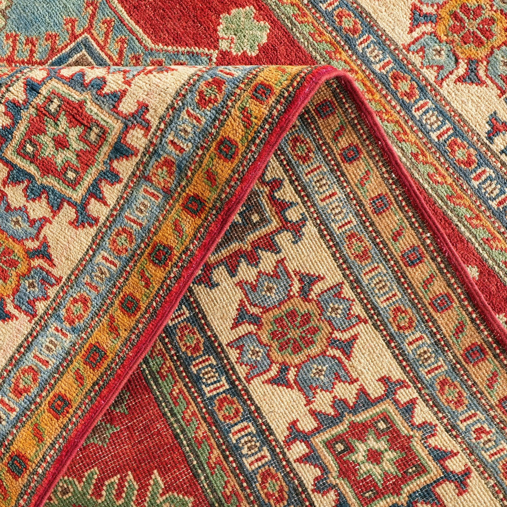 Detail image 8 of 10: 4' 11 x 6' 7 Hand Knotted Kazak Rug