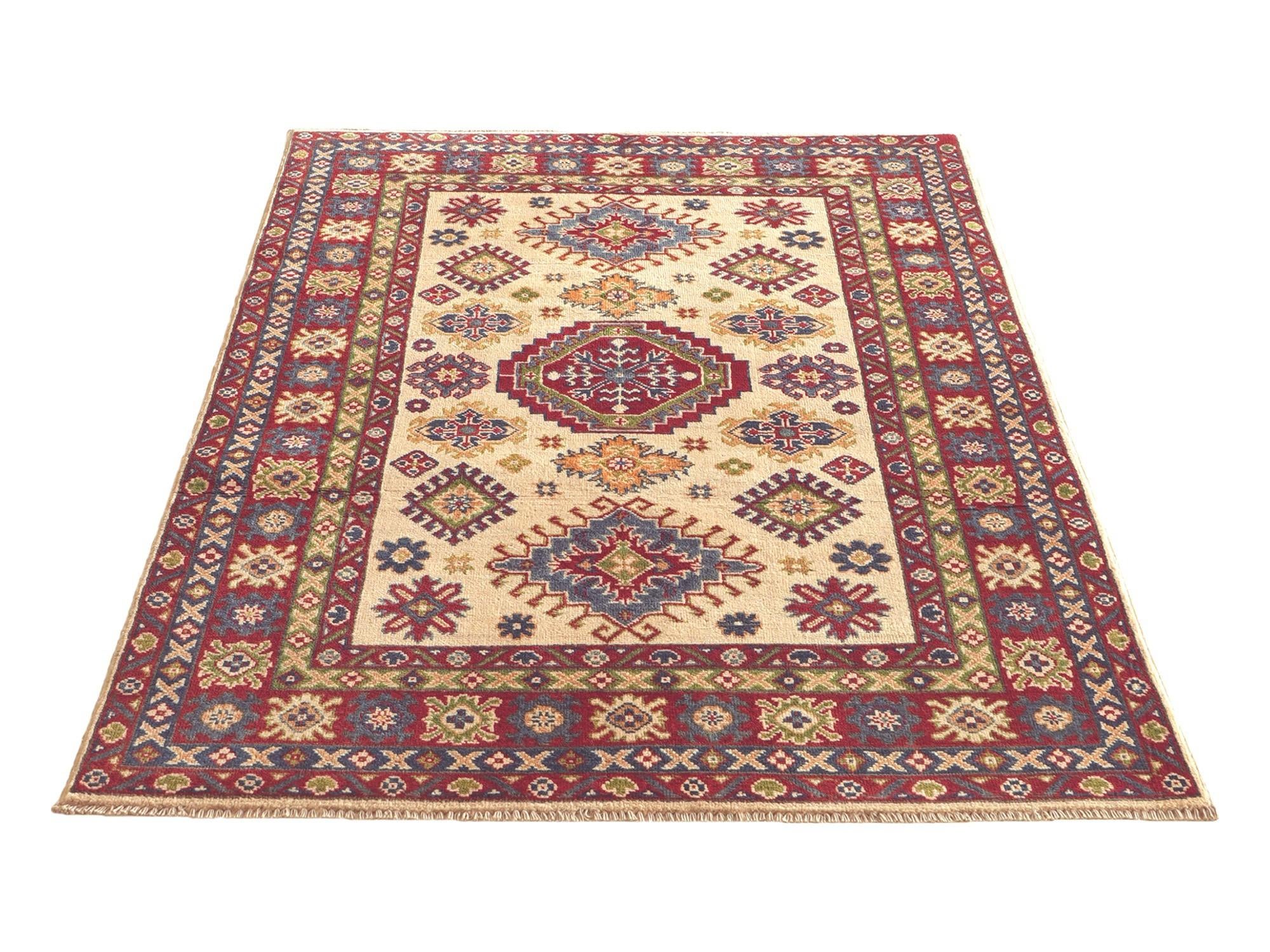 Detail image 5 of 12: 3' 10 x 6' 1 Hand Knotted Kazak Rug