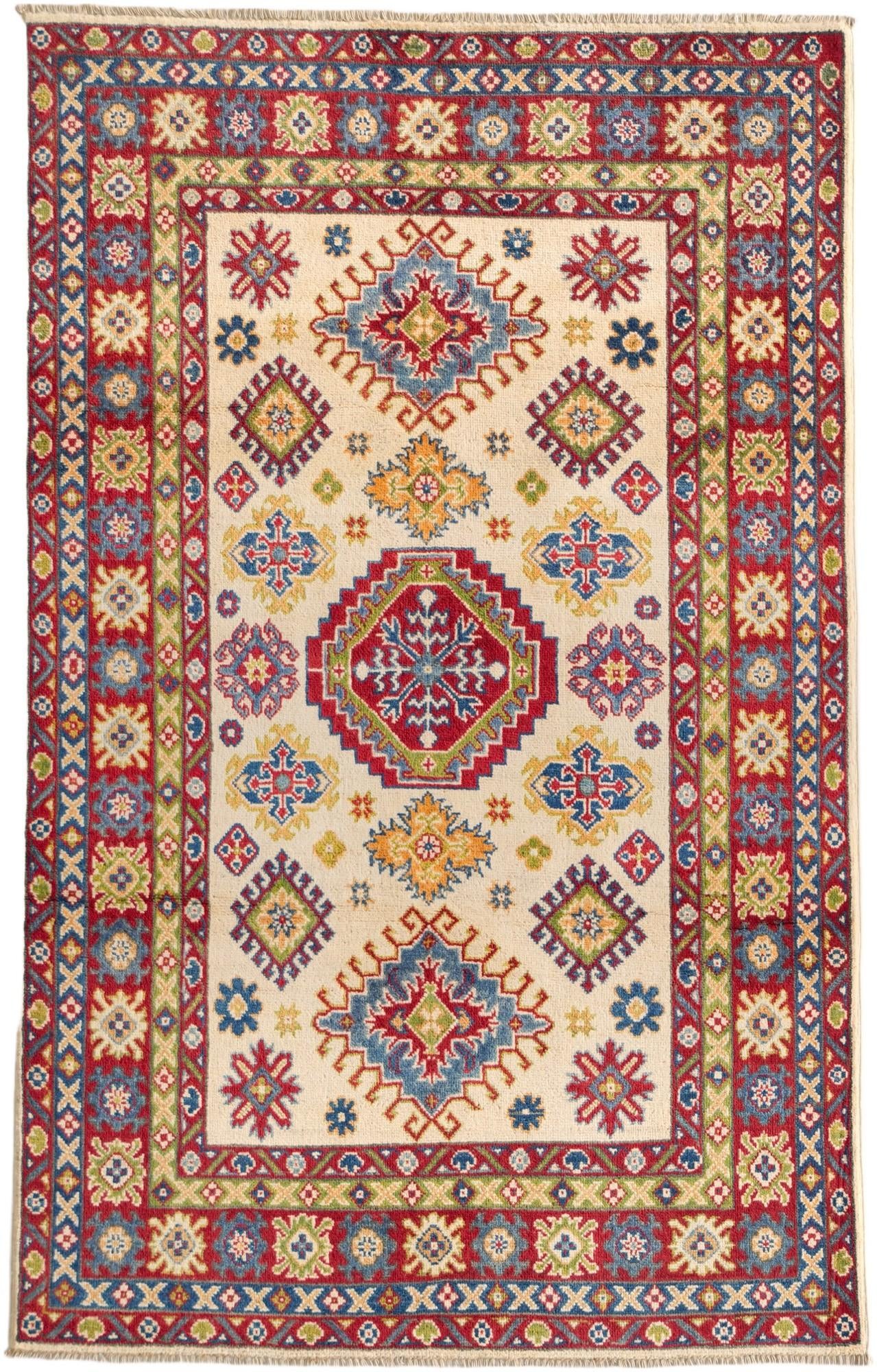 Detail image 2 of 12: 3' 10 x 6' 1 Hand Knotted Kazak Rug