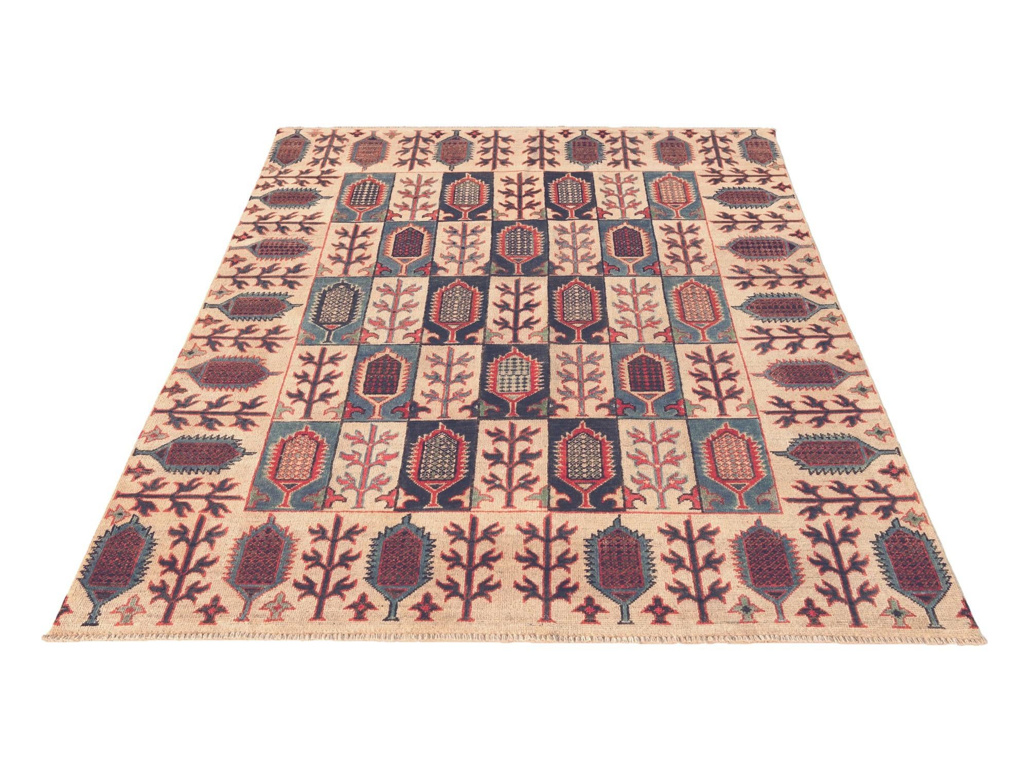 5' x 6' 10 Hand Knotted Kazak Rug
