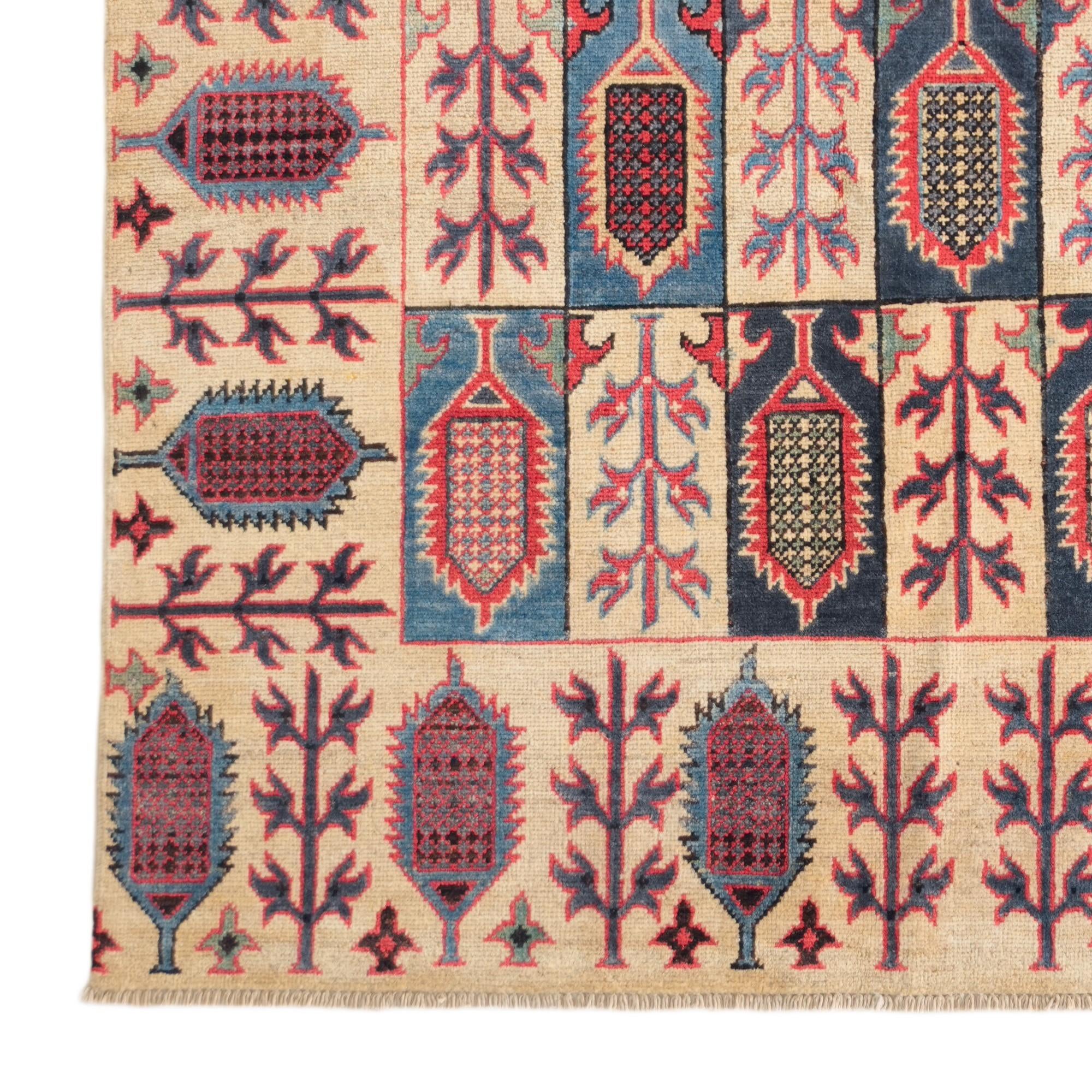 5' x 6' 10 Hand Knotted Kazak Rug