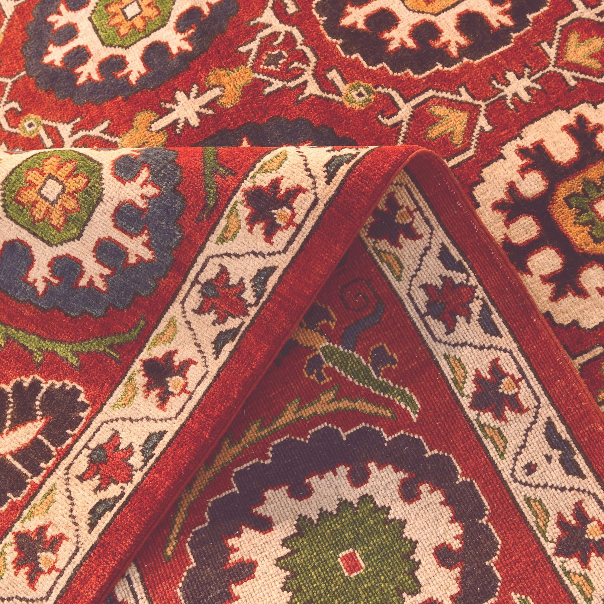 6' 9 x 9' 10 Hand Knotted Kazak Rug
