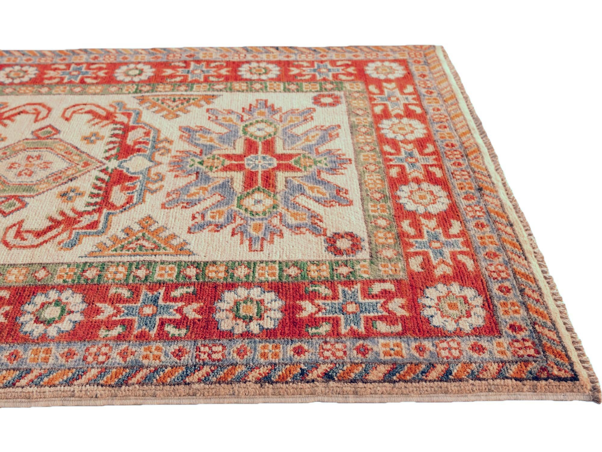 2' 9 x 4' Hand Knotted Kazak Rug
