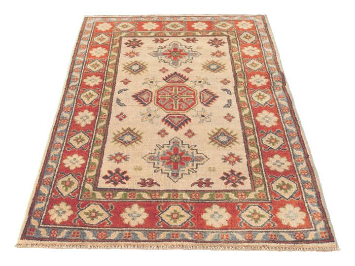 2' 9 x 4' 3 Hand Knotted Kazak Rug