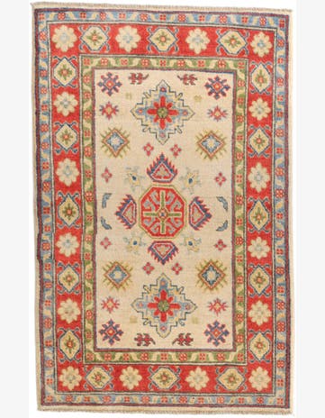 2' 9 x 4' 3 Hand Knotted Kazak Rug