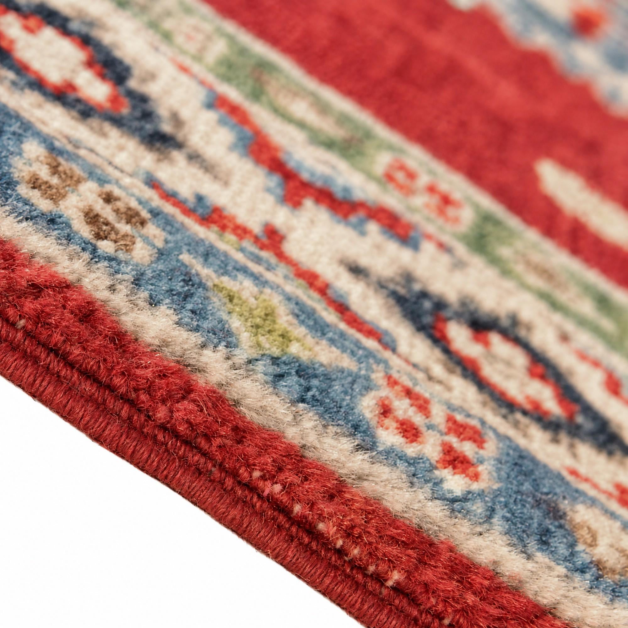 90cm x 130cm Hand Knotted Kazak Rug