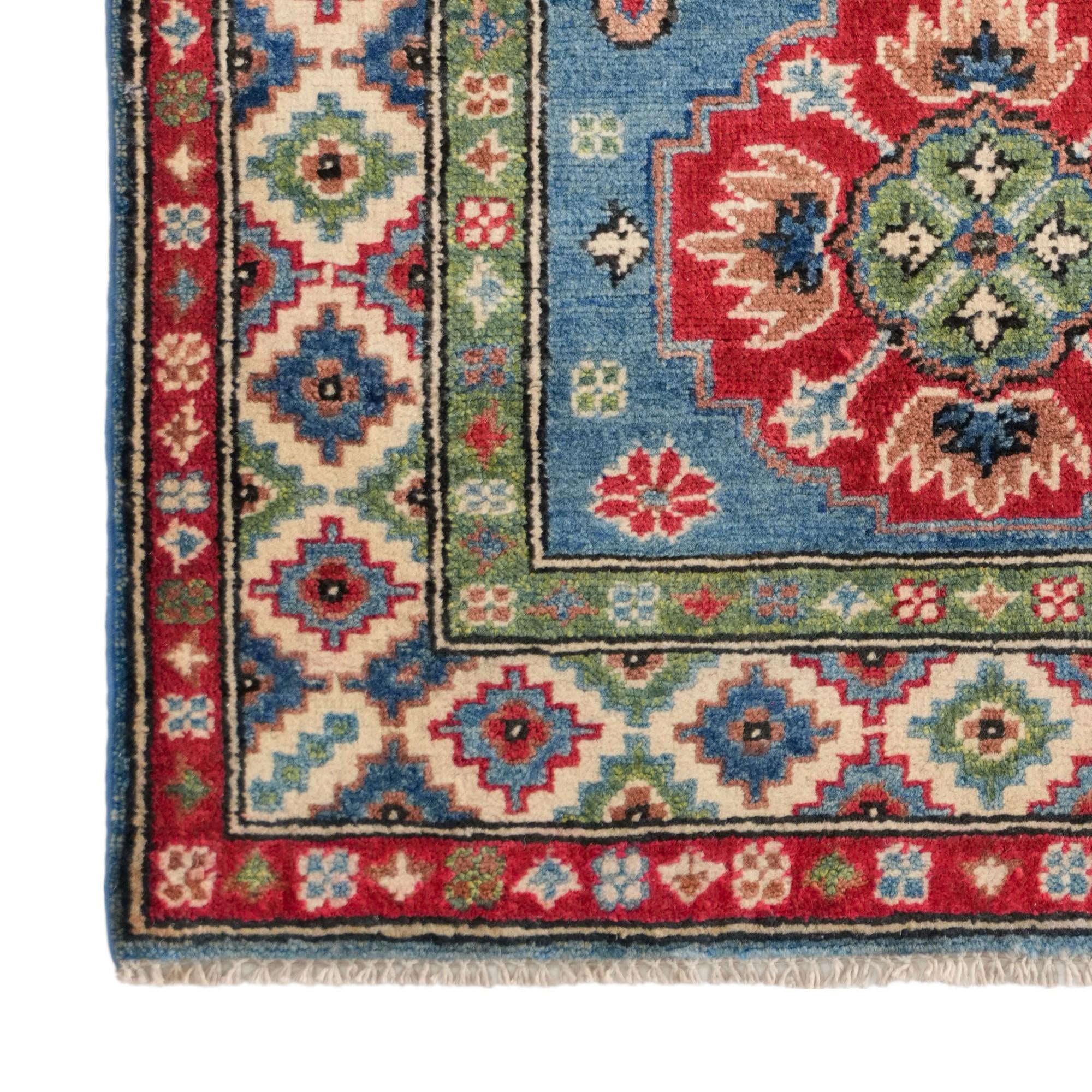 2' 9 x 4' 2 Hand Knotted Kazak Rug