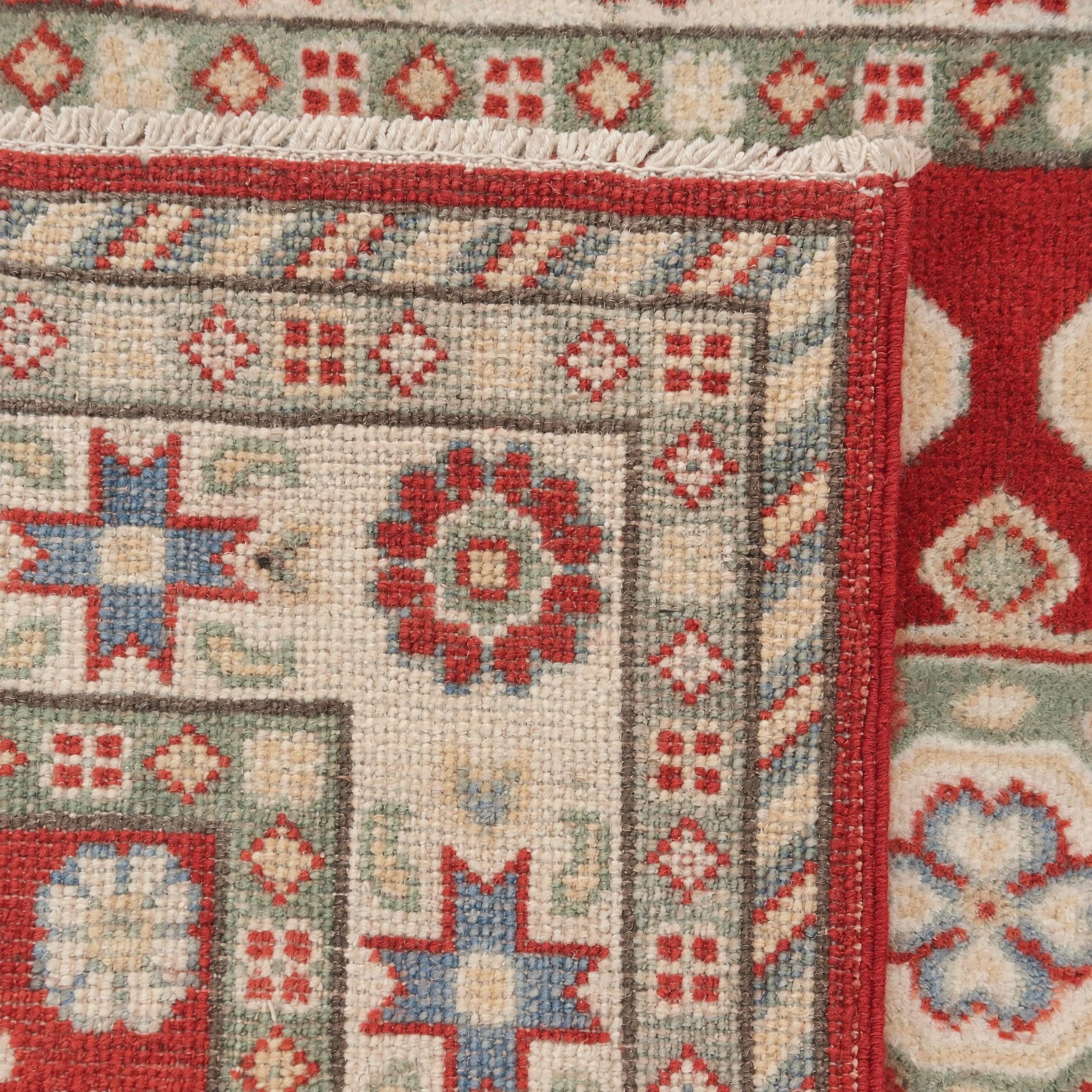 80cm x 125cm Hand Knotted Kazak Rug