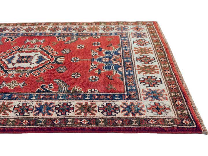2' 8 x 4' Hand Knotted Kazak Rug