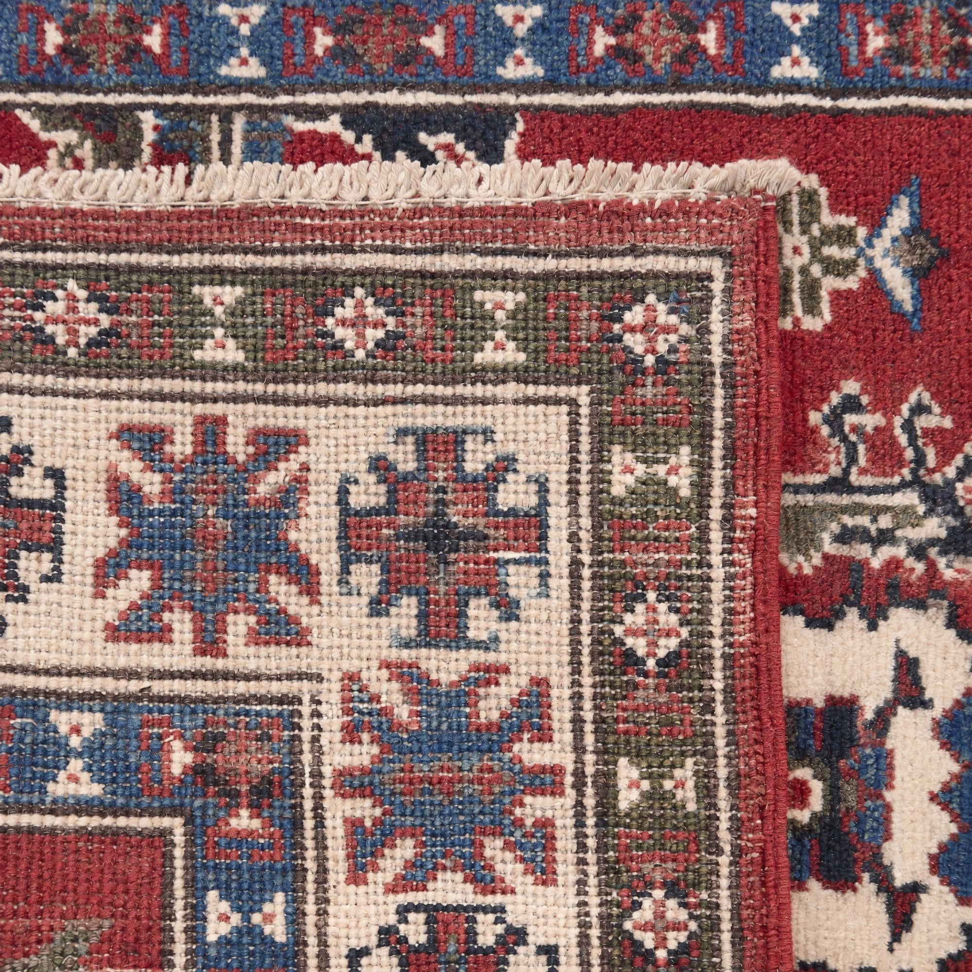 80cm x 125cm Hand Knotted Kazak Rug