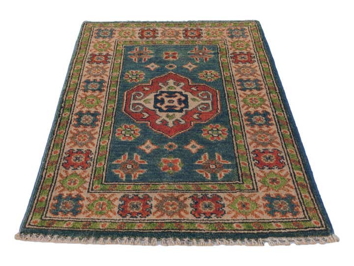 1' 11 x 3' 1 Hand Knotted Kazak Rug
