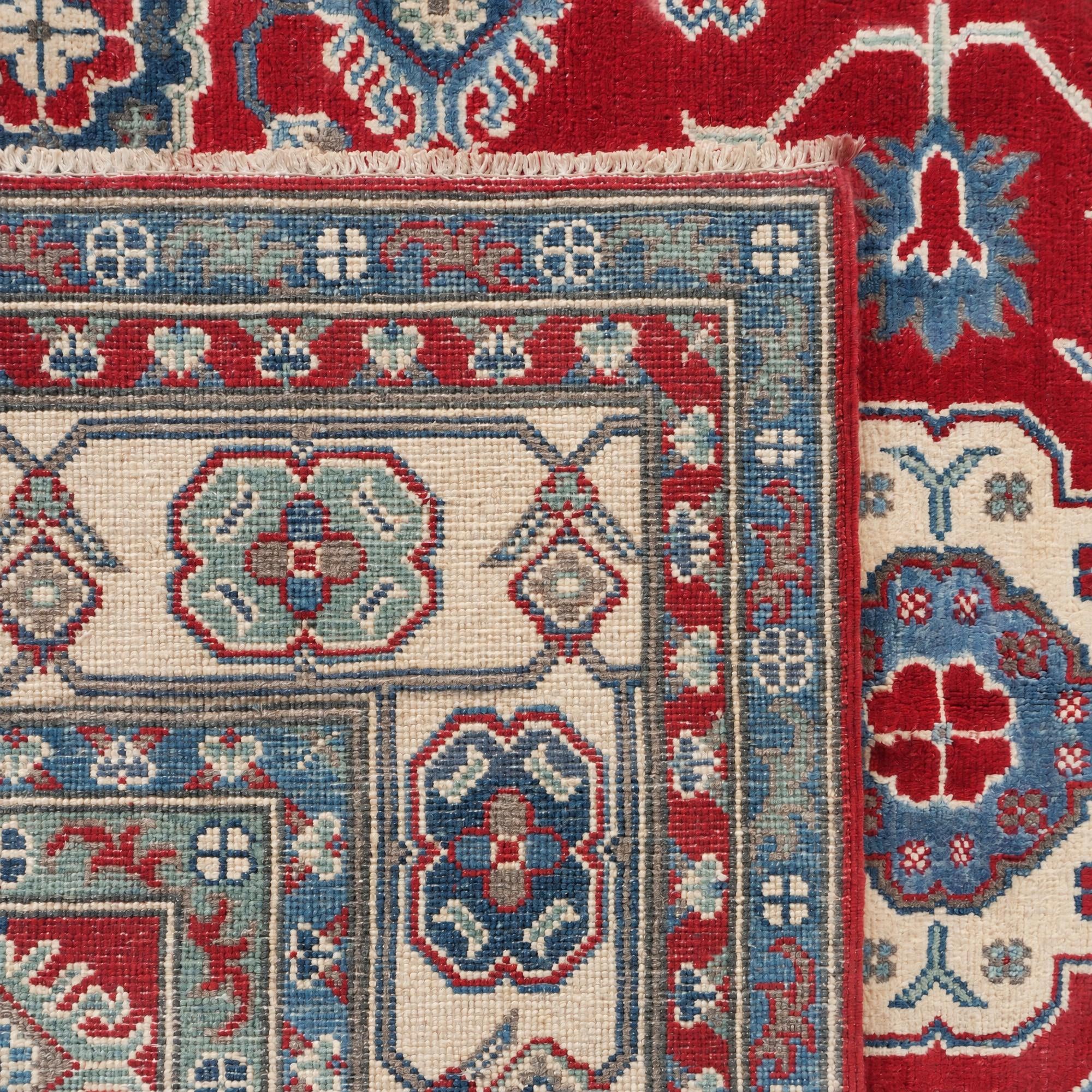 155cm x 215cm Hand Knotted Kazak Rug