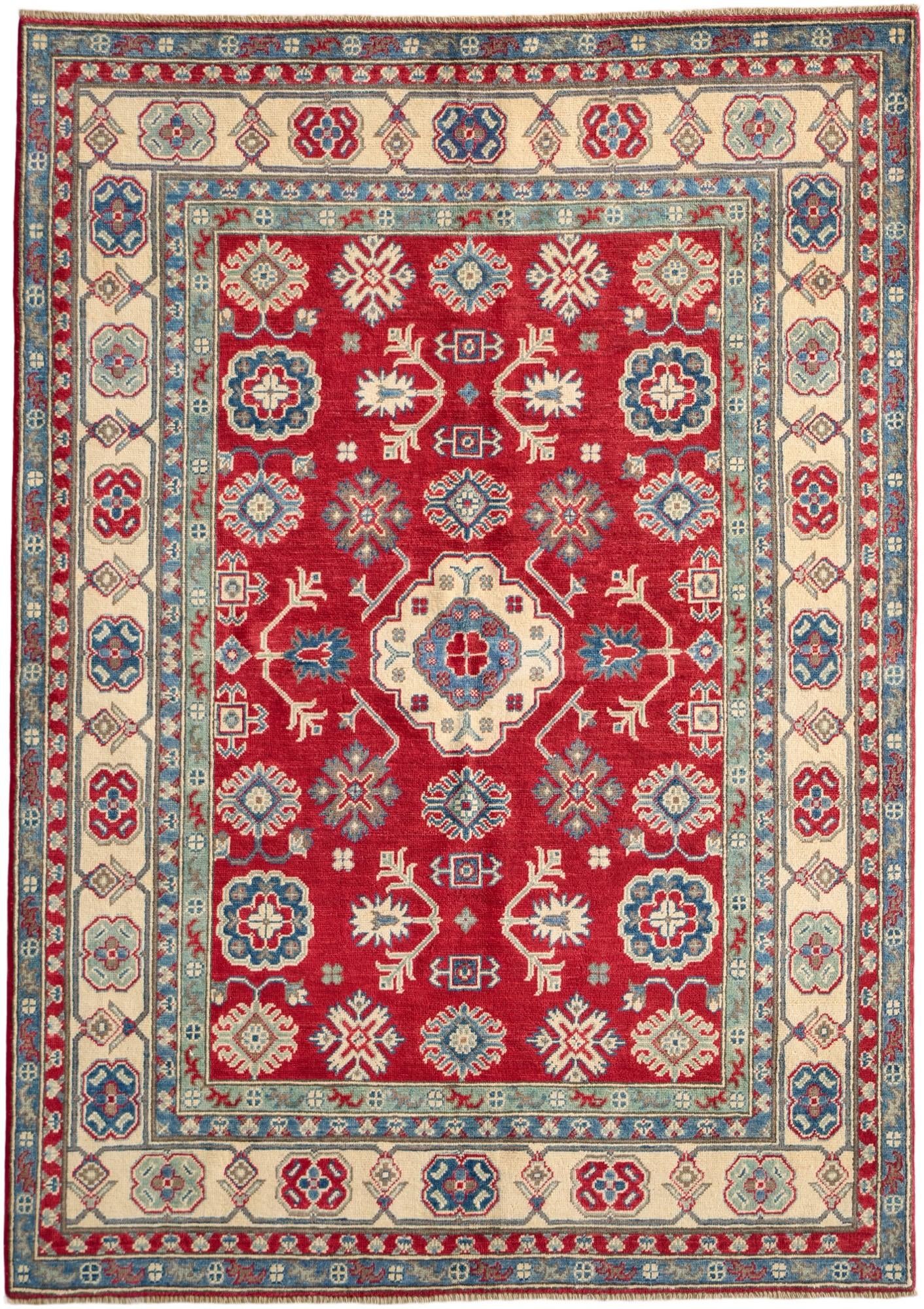 Detail image 2 of 8: 5' x 7' 1 Hand Knotted Kazak Rug