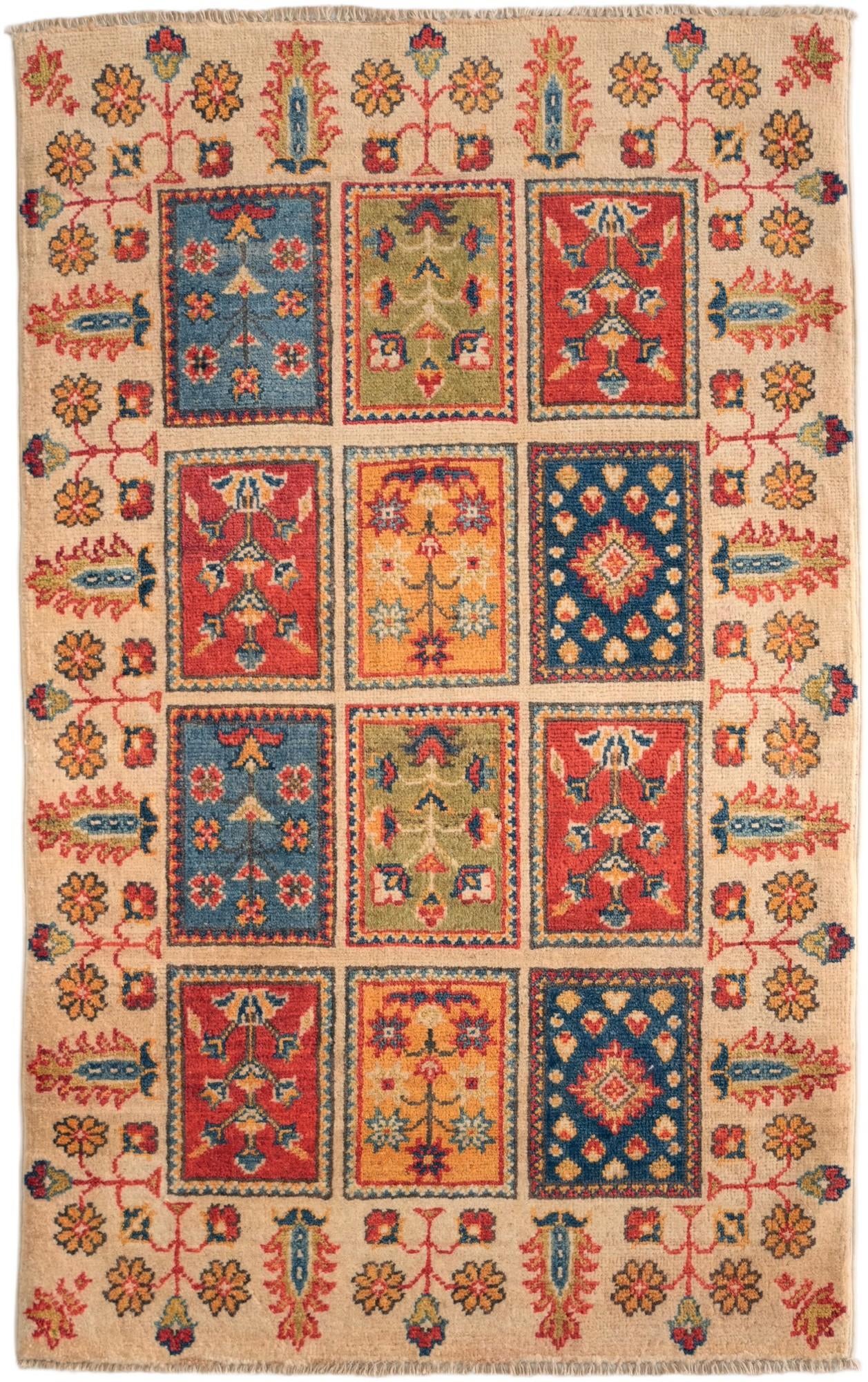 2' 9 x 4' 5 Hand Knotted Kazak Rug