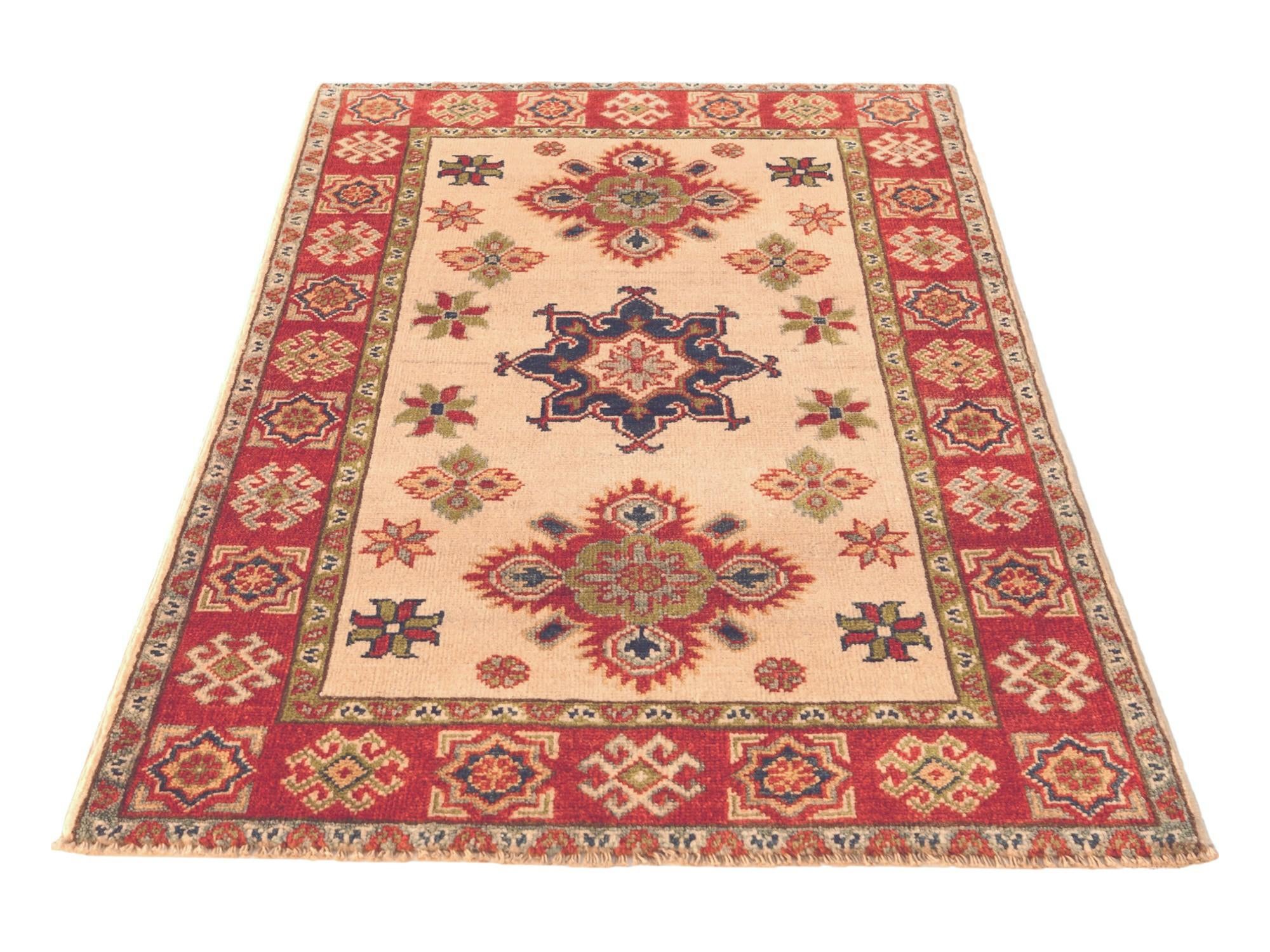 2' 7 x 3' 11 Hand Knotted Kazak Rug