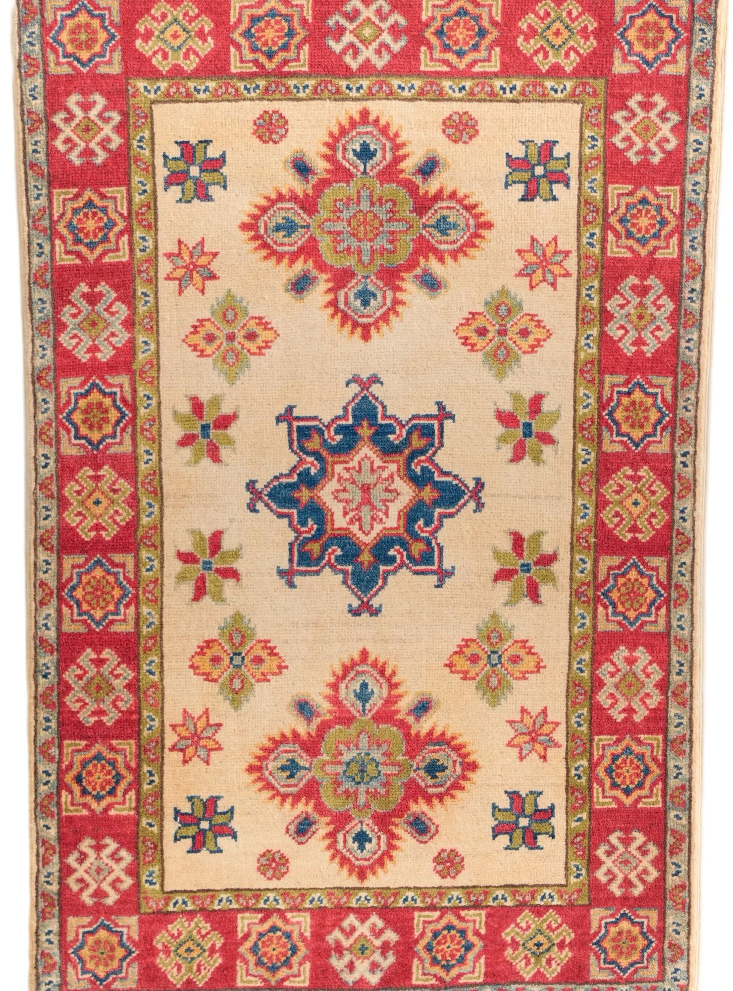 2' 7 x 3' 11 Hand Knotted Kazak Rug