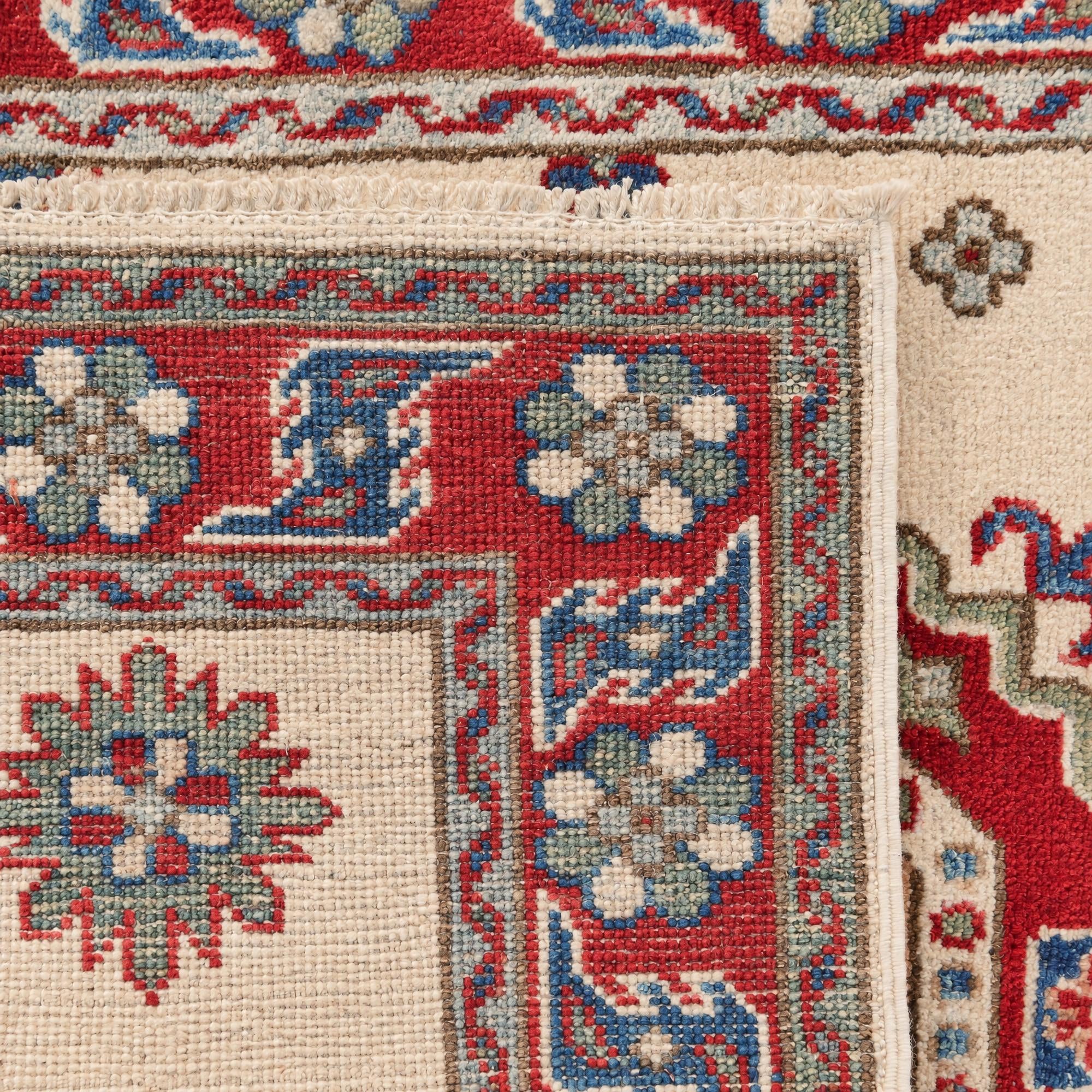 85cm x 120cm Handgeknüpft Kazak Teppich