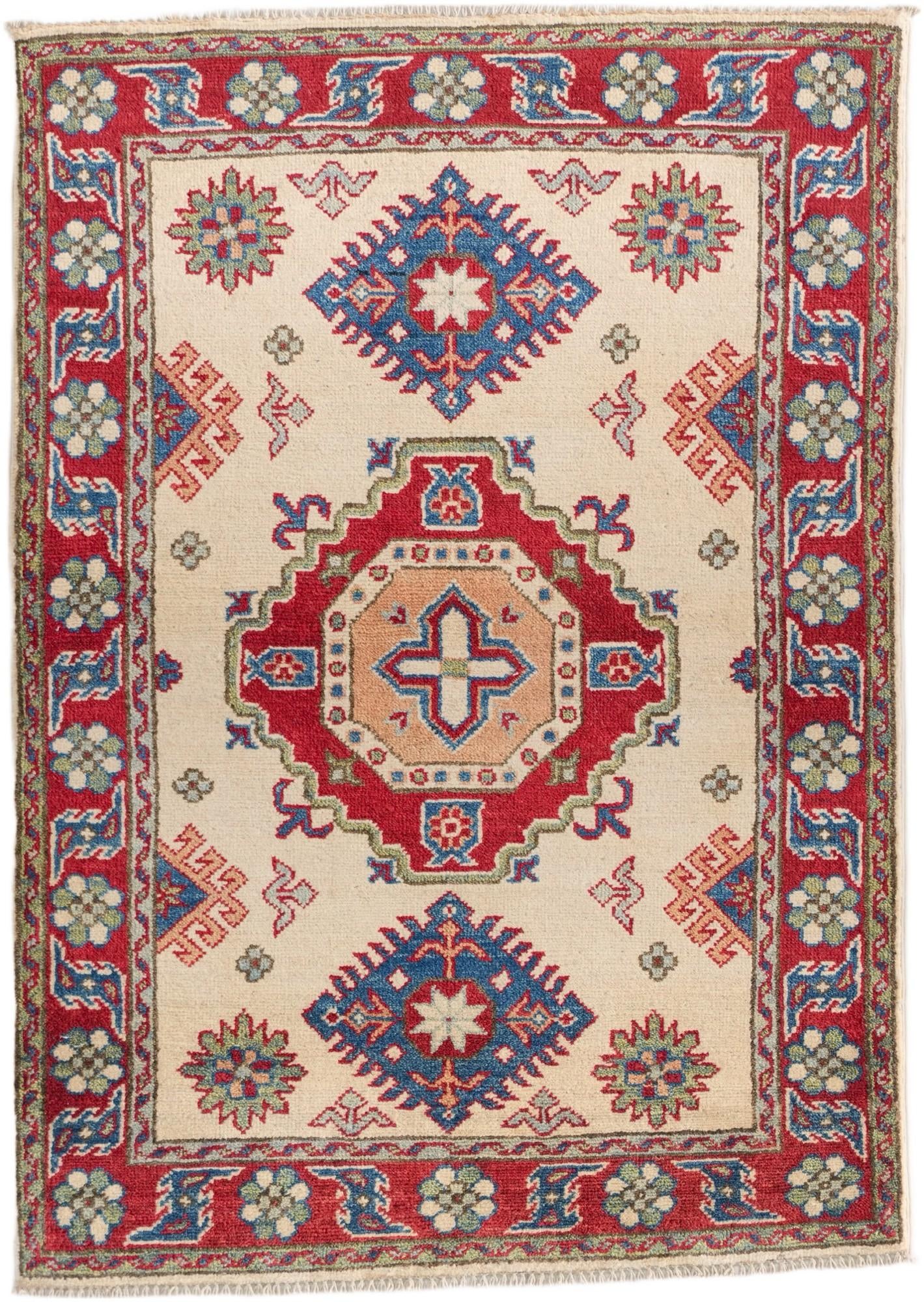 2' 9 x 3' 11 Hand Knotted Kazak Rug