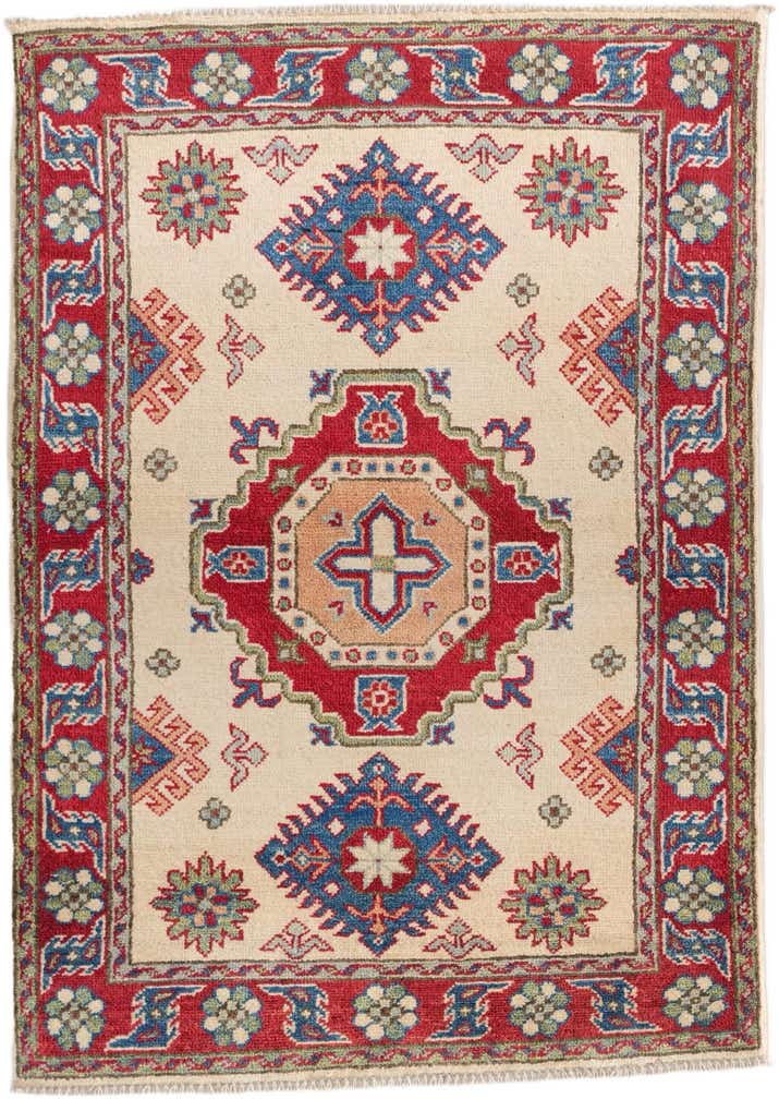 2' 9 x 3' 11 Hand Knotted Kazak Rug