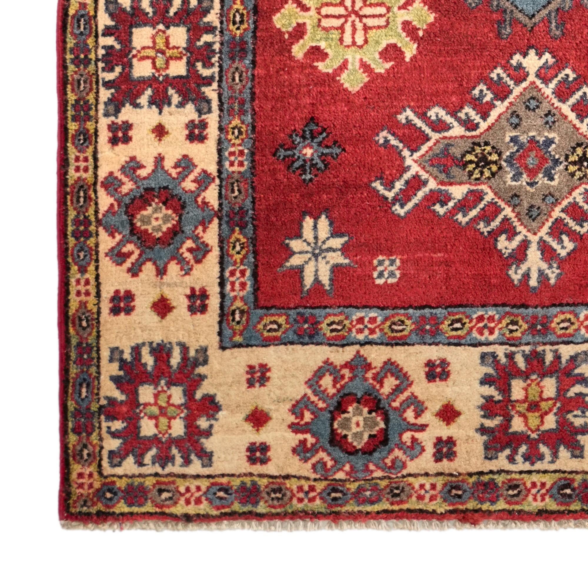 2' 10 x 3' 11 Hand Knotted Kazak Rug