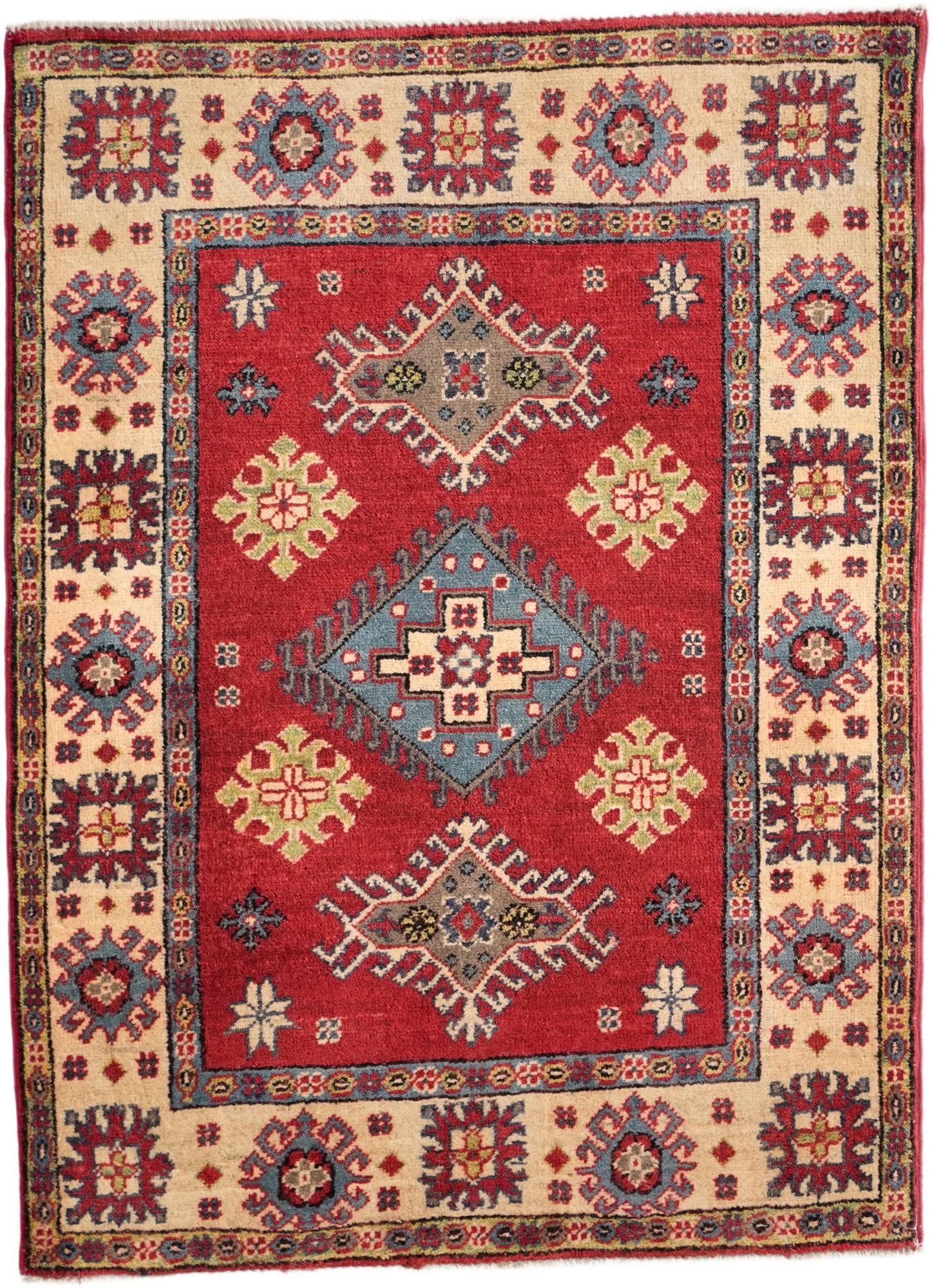 2' 10 x 3' 11 Hand Knotted Kazak Rug