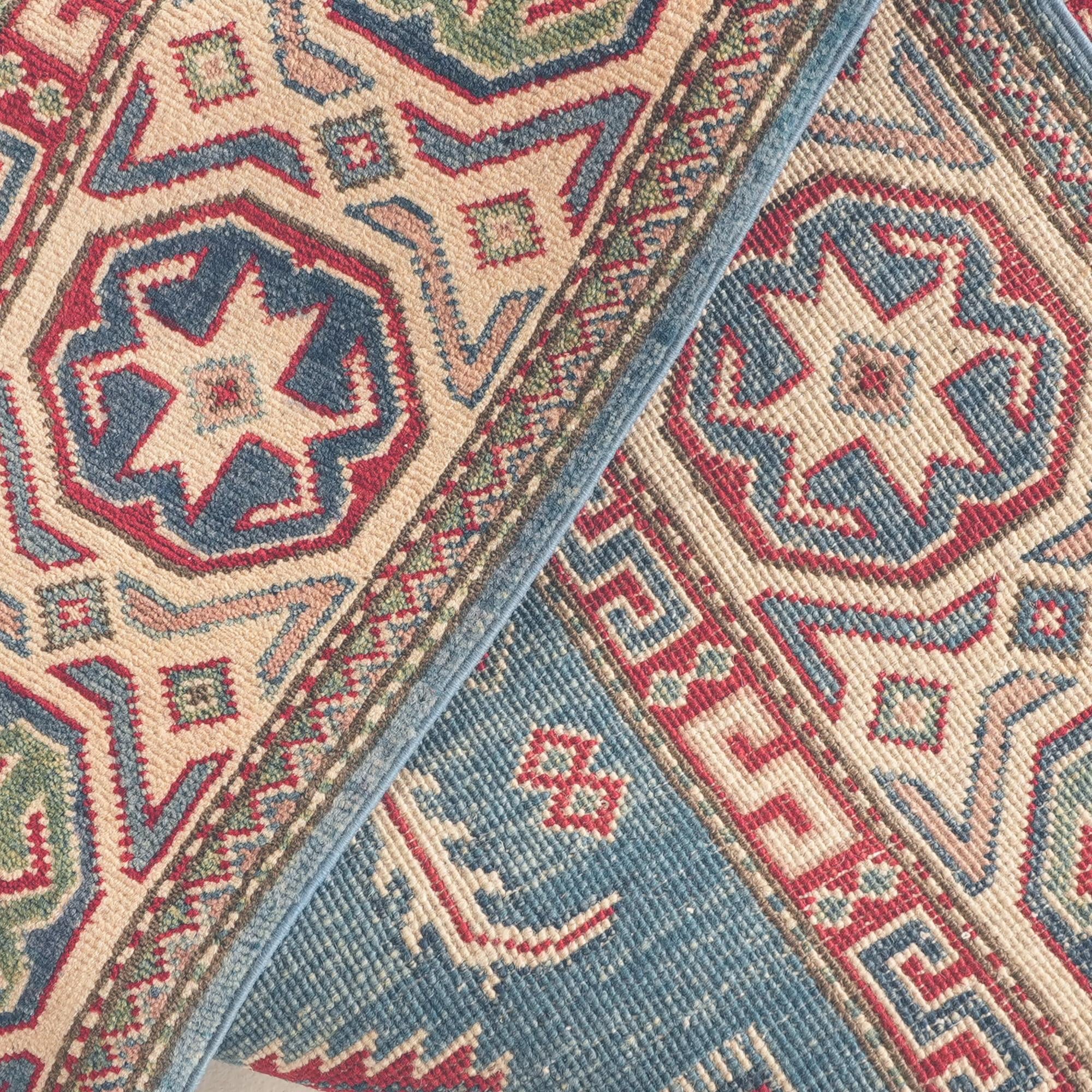 Detail image 9 of 12: 4' 11 x 6' 11 Hand Knotted Kazak Rug