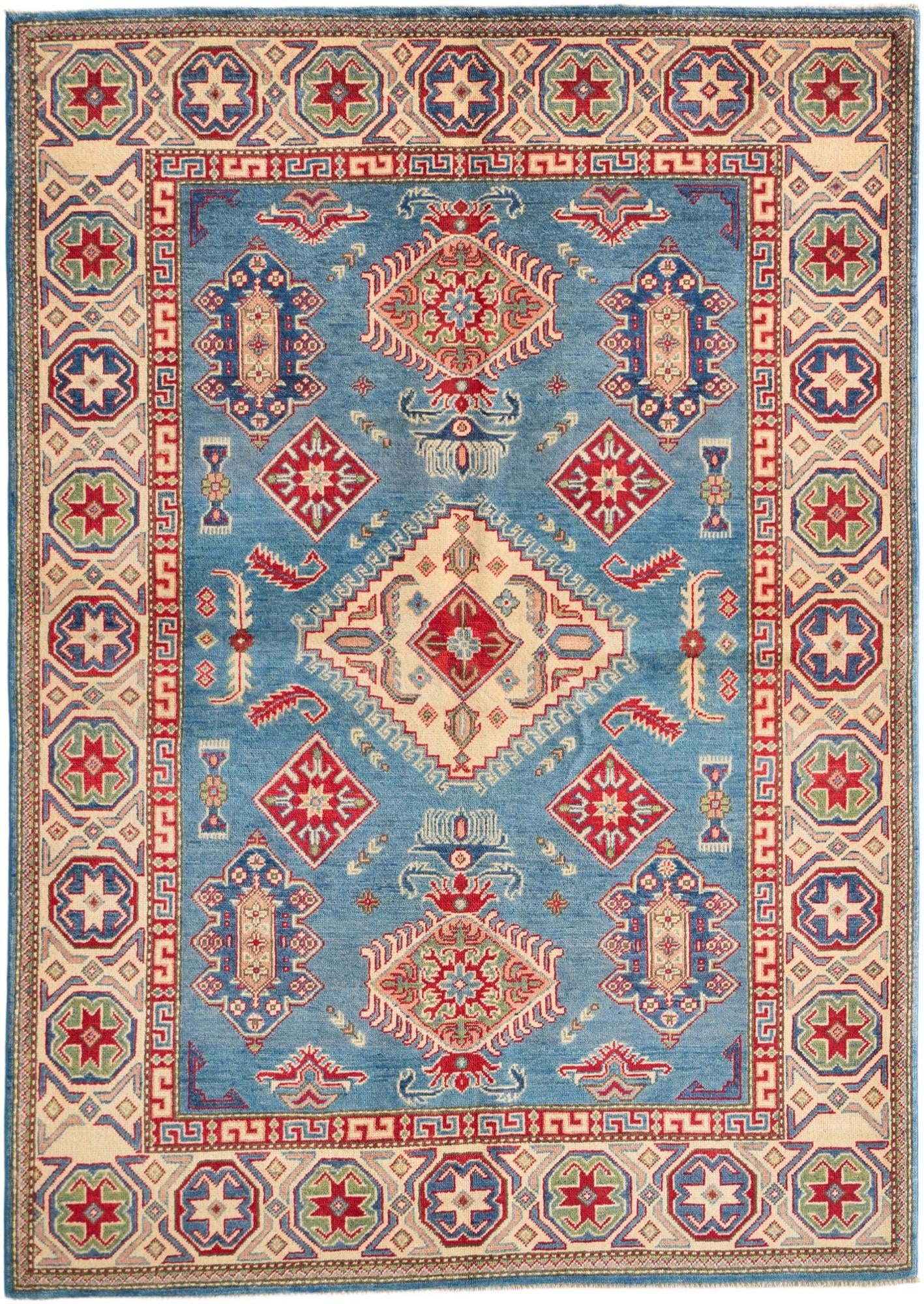 Detail image 2 of 12: 4' 11 x 6' 11 Hand Knotted Kazak Rug